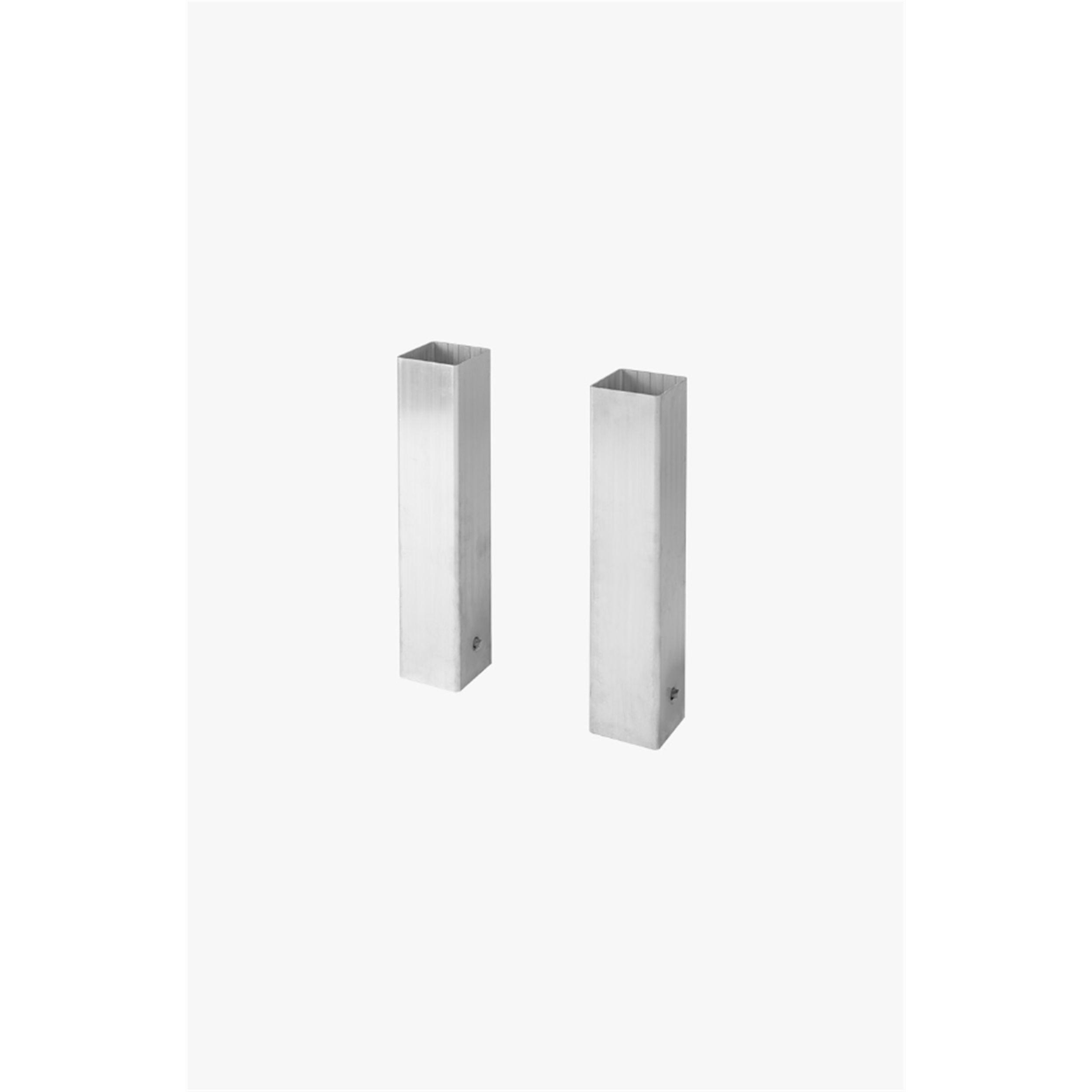 Fourreaux en aluminium pour poteaux carrés 80 mm (la paire) - Sports de Raquettes - Tennis - VW-Decathlon PRO - Clubs - Entreprises - Collectivités -
