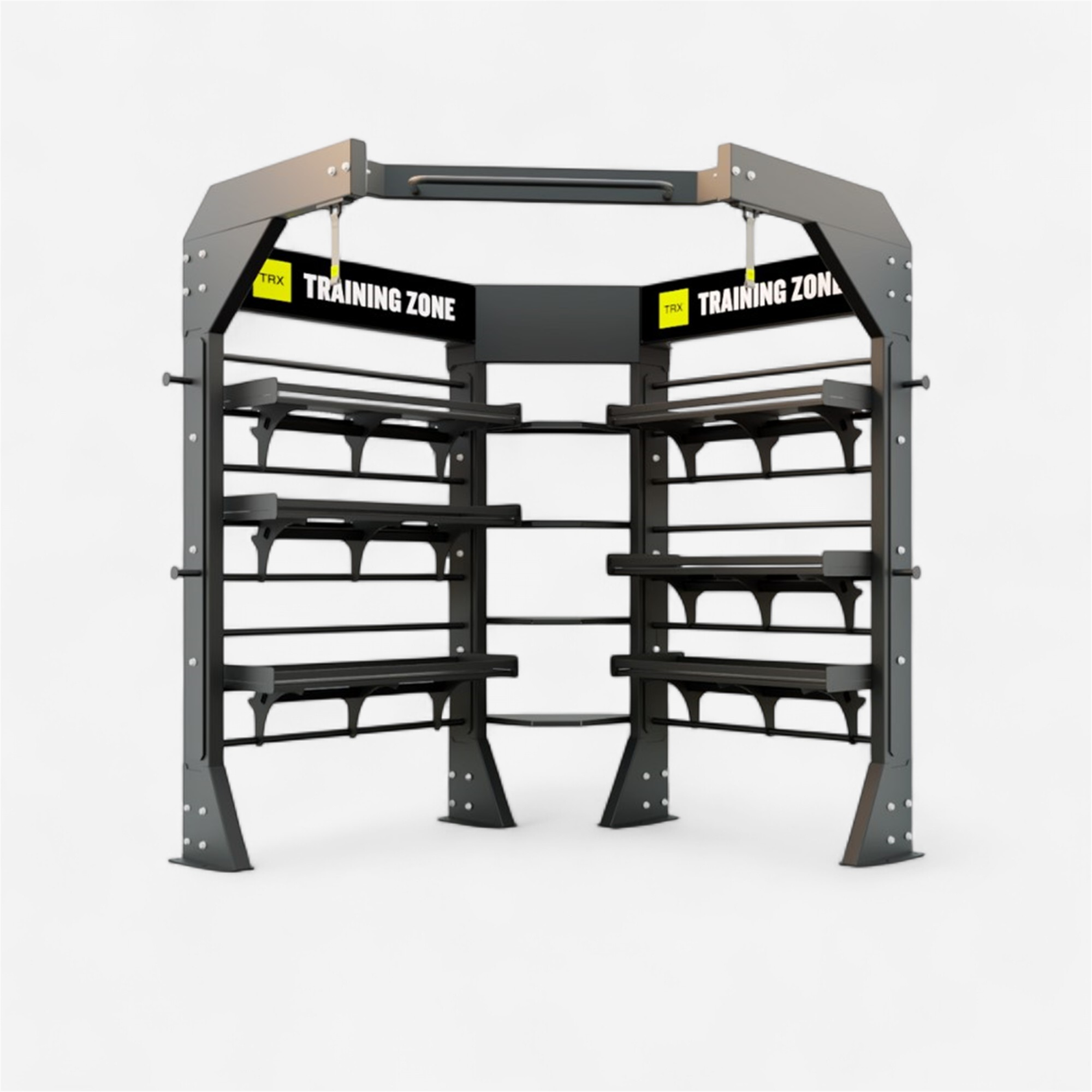 Rack de rangement trx - corner unit 6 étagères + accessoires - Fitness et musculation - Musculation, Cross Training - TRX-Decathlon PRO - Clubs -