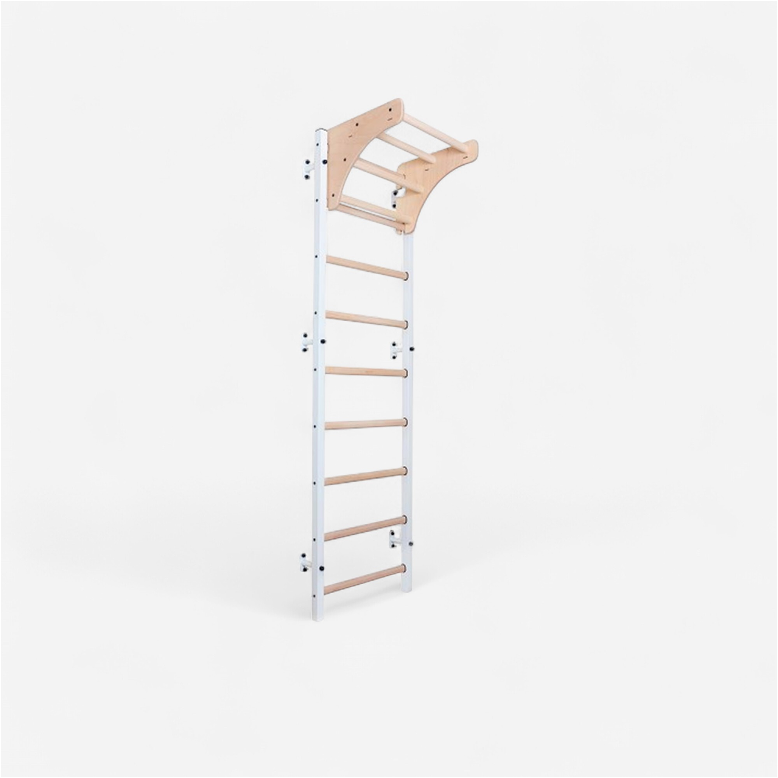 PTC SPORT Échelle Musculation Espalier En Bois - Gym & Étirements Adulte/Enfant, Charge 200 Kg, Hêtre & Pin Robuste