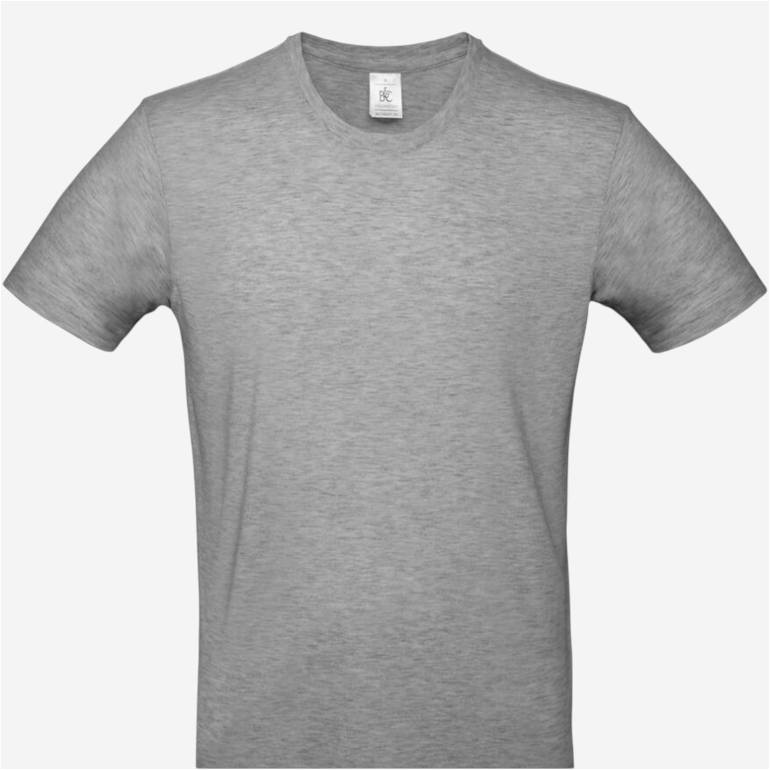 Tee shirt manches courtes mixte b&c - 190 gris - Vêtements de sport et accessoires - Tee-shirts et polos - B&c-Decathlon PRO - Clubs - Entreprises -