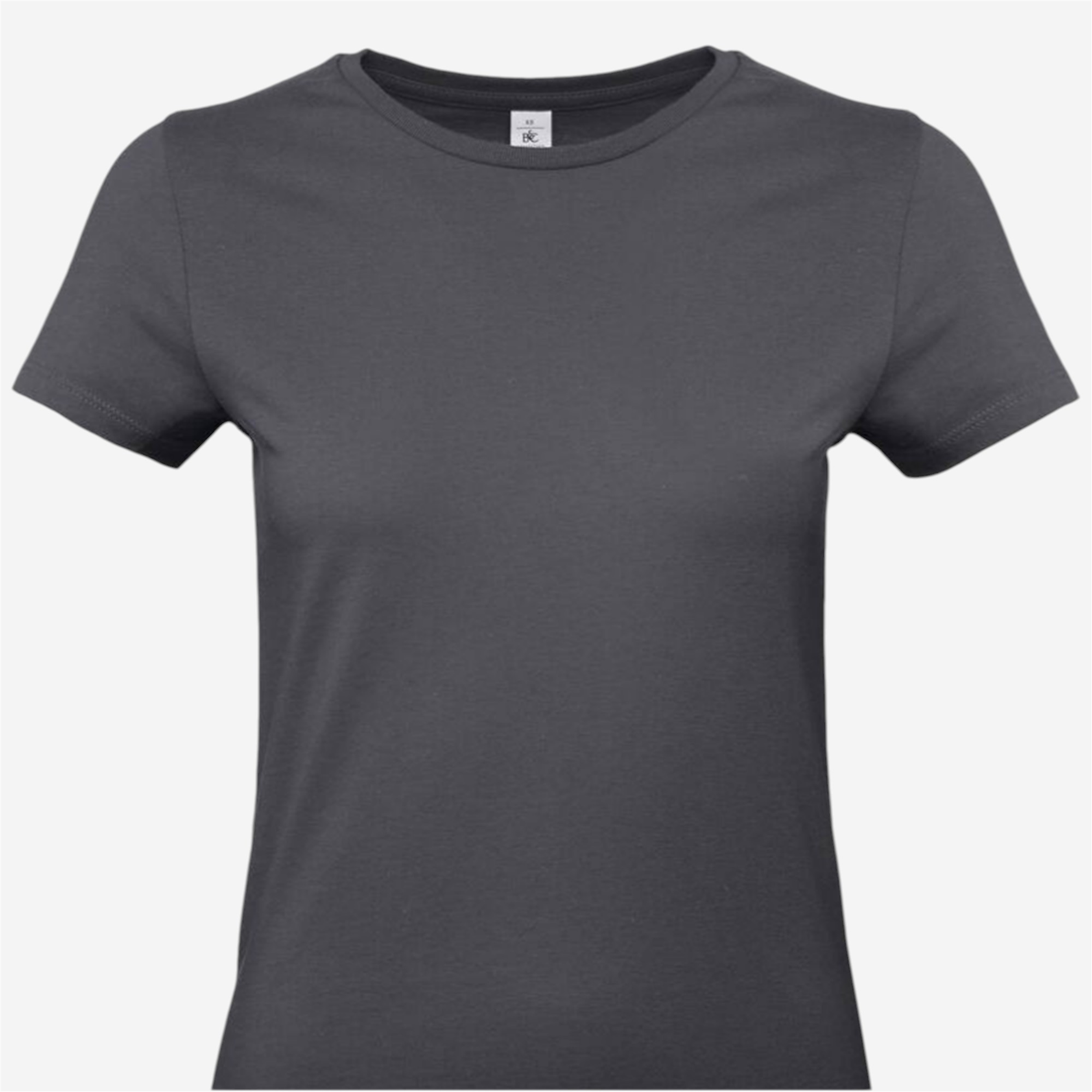 Tee shirt manches courtes femme b&c - 190 gris fonce - Vêtements de sport et accessoires - Tee-shirts et polos - B&c-Decathlon PRO - Clubs -