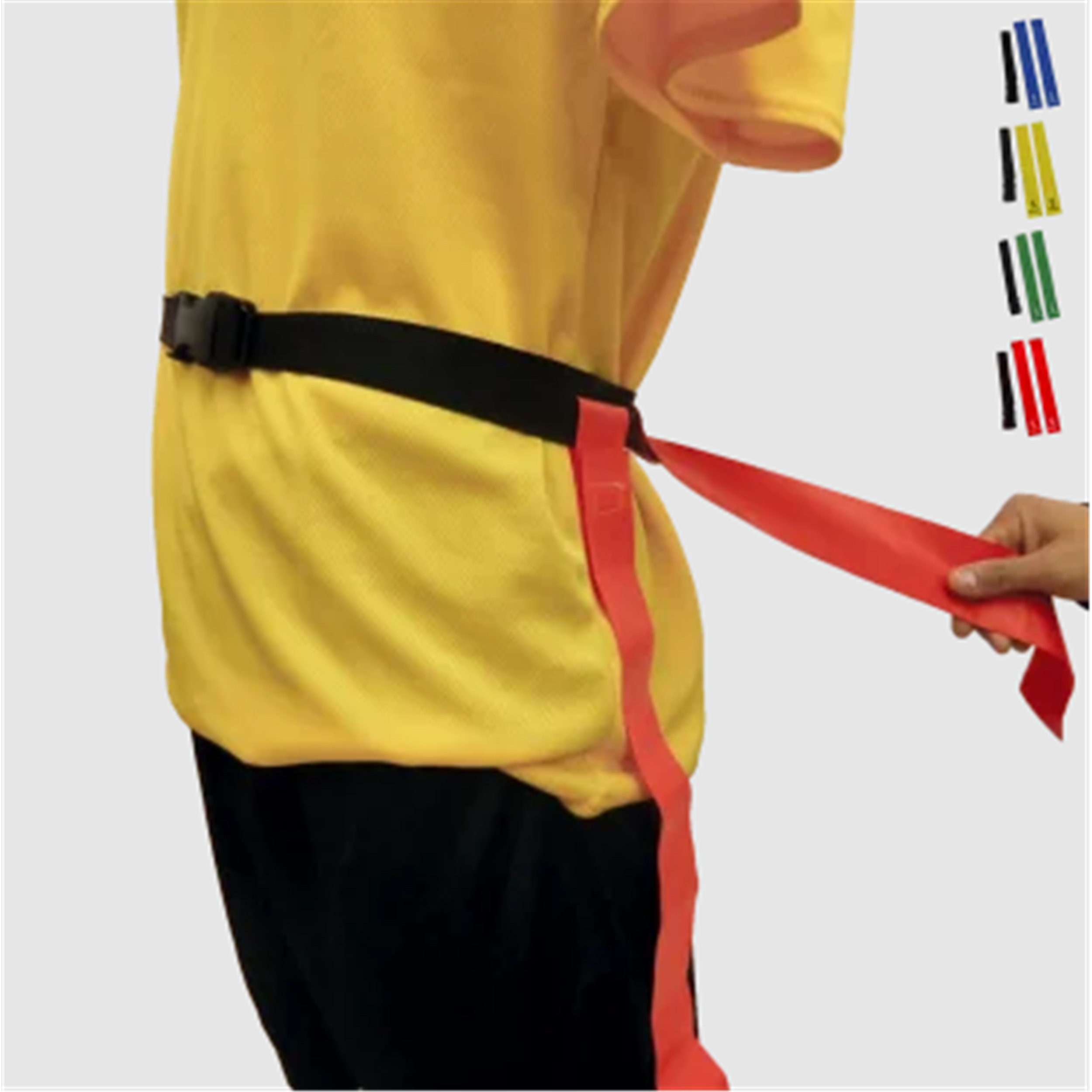 Ceinture flag rugby jaune sporti - Rugby - SPORTIFRANCE- Clubs - Entreprises - Collectivités - Associations