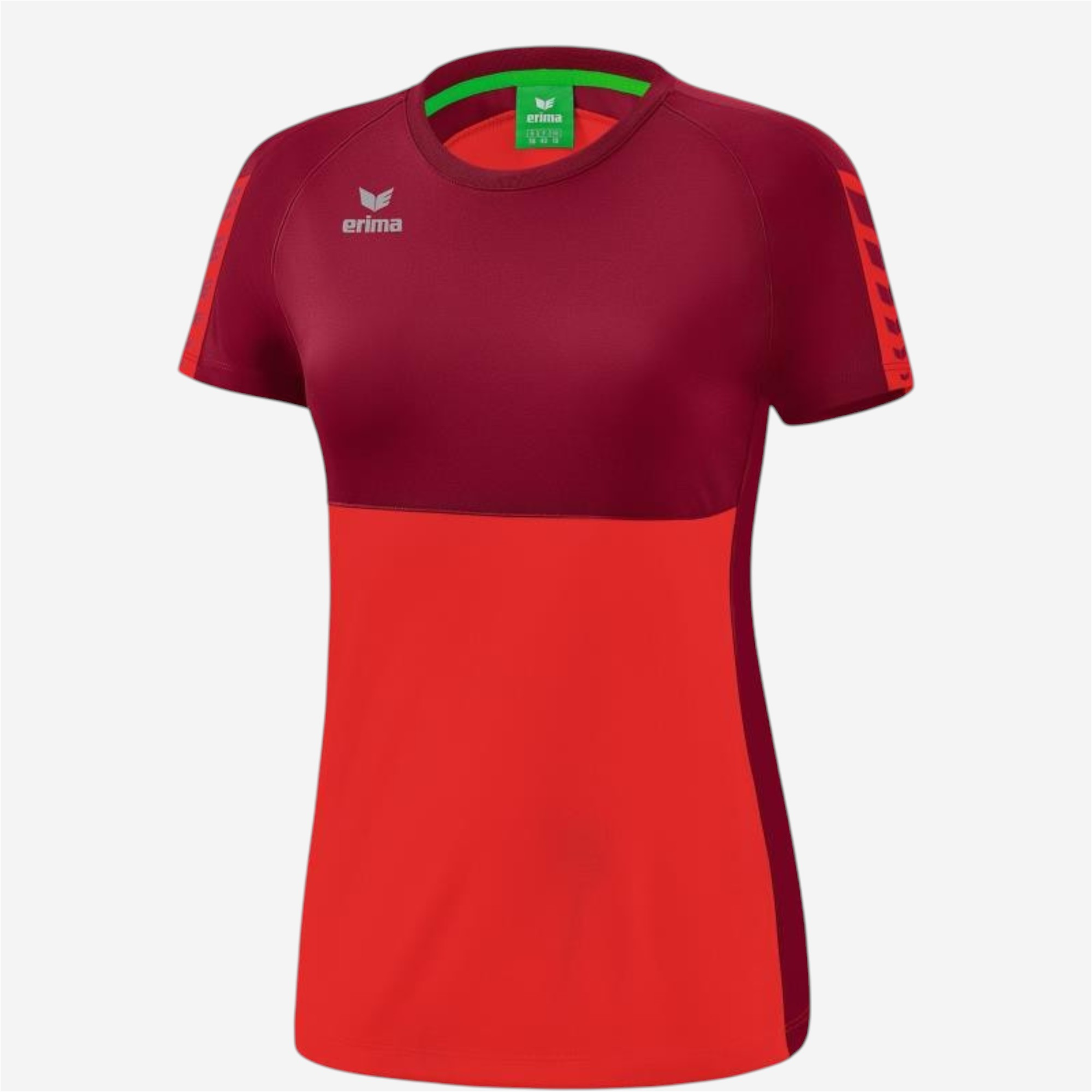 Maillot manches courtes erima femme - rouge/bordeaux - Sports Collectifs - Handball - ERIMA-Decathlon PRO - Clubs - Entreprises - Collectivités -