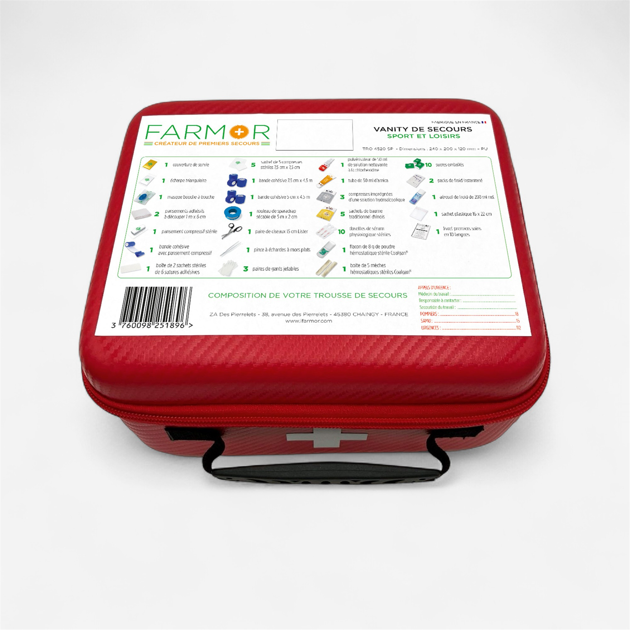 Vanity de secours sports et loisirs - Mobilité urbaine et outdoor - Camping et randonnée - FARMOR-Decathlon PRO - Clubs - Entreprises - Collectivités