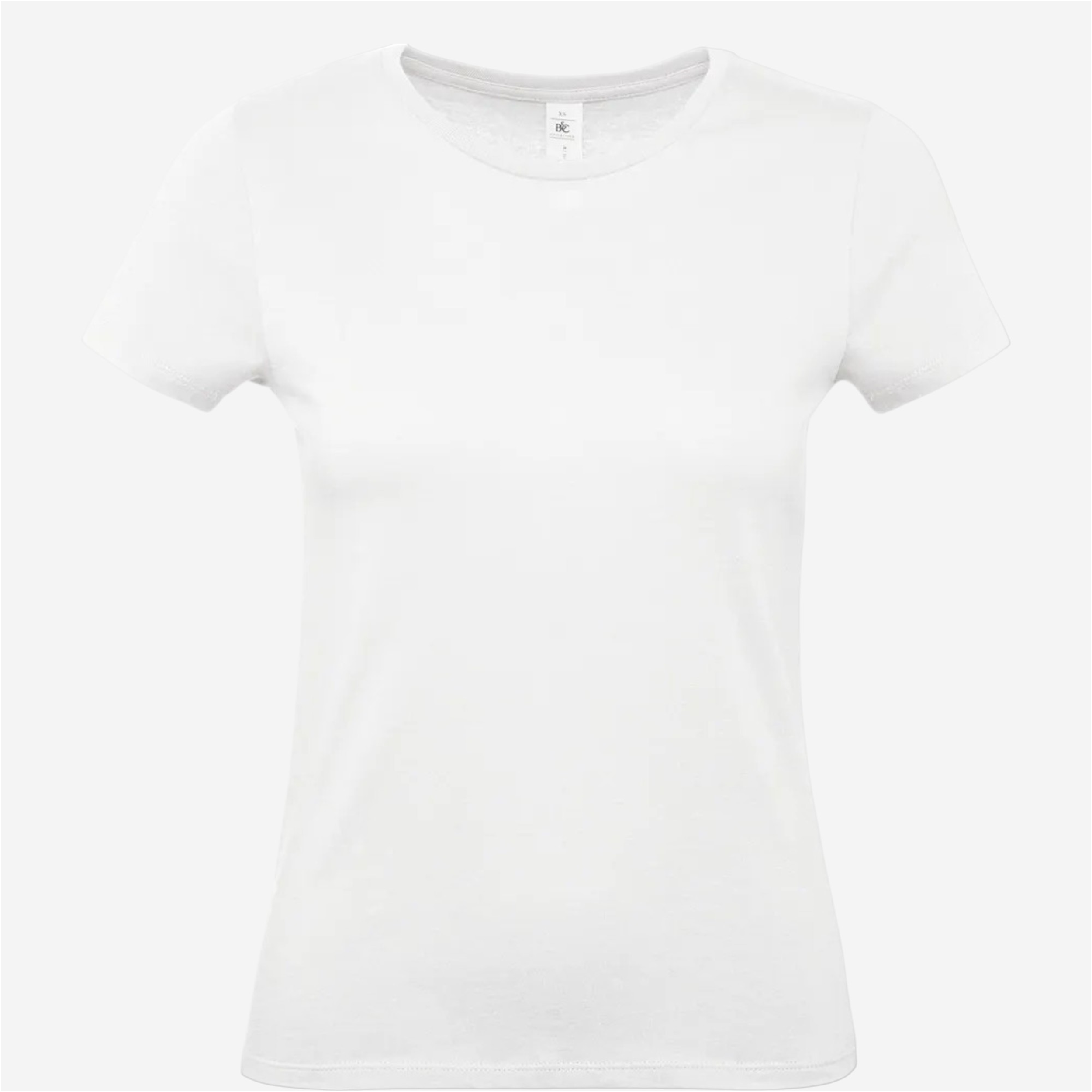Tee shirt manches courtes femme b&c - 150 gris clair - Vêtements de sport et accessoires - Tee-shirts et polos - B&c-Decathlon PRO - Clubs -