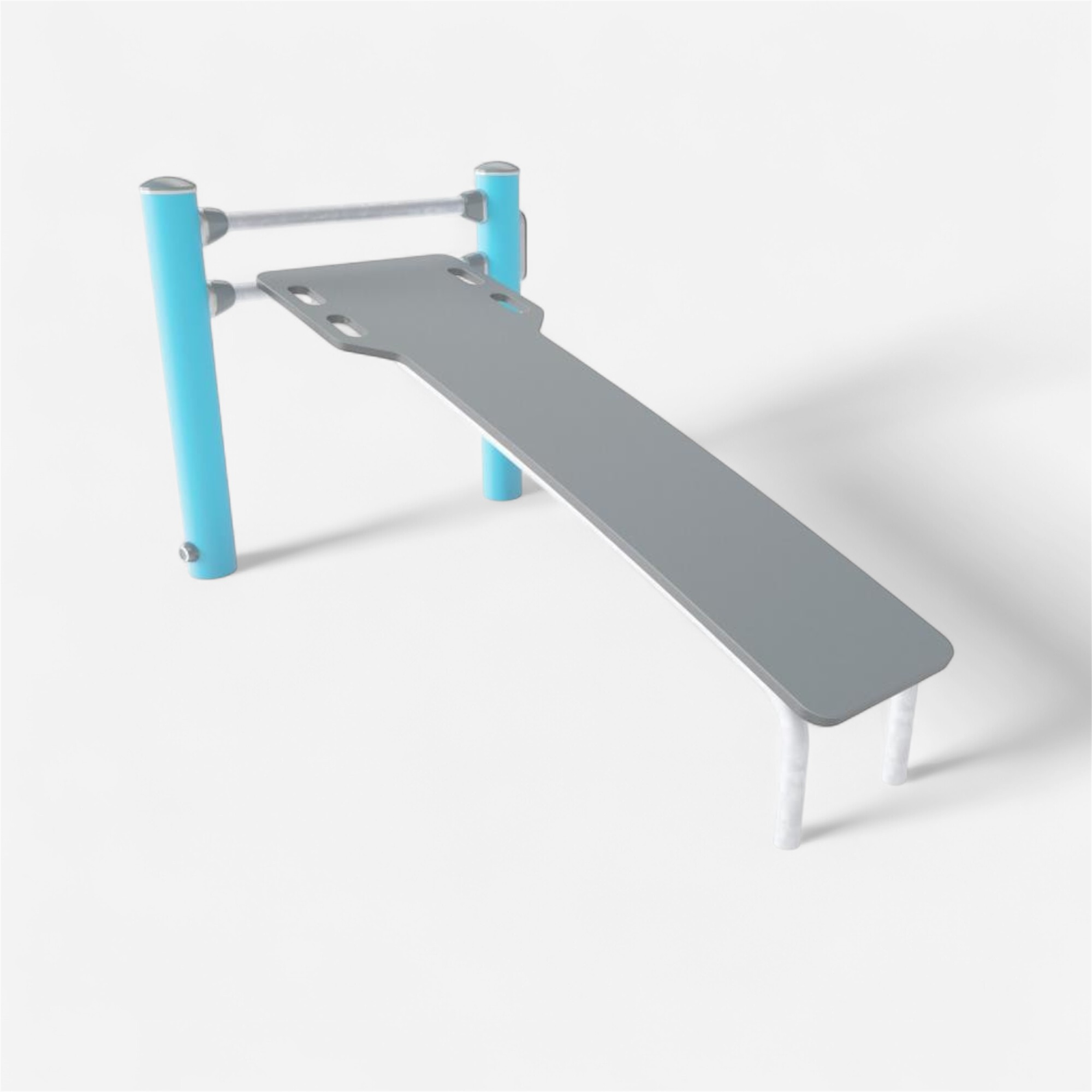 Banc a abdominaux incliné - Fitness Extérieur - Kompan- Clubs - Entreprises - Collectivités - Associations