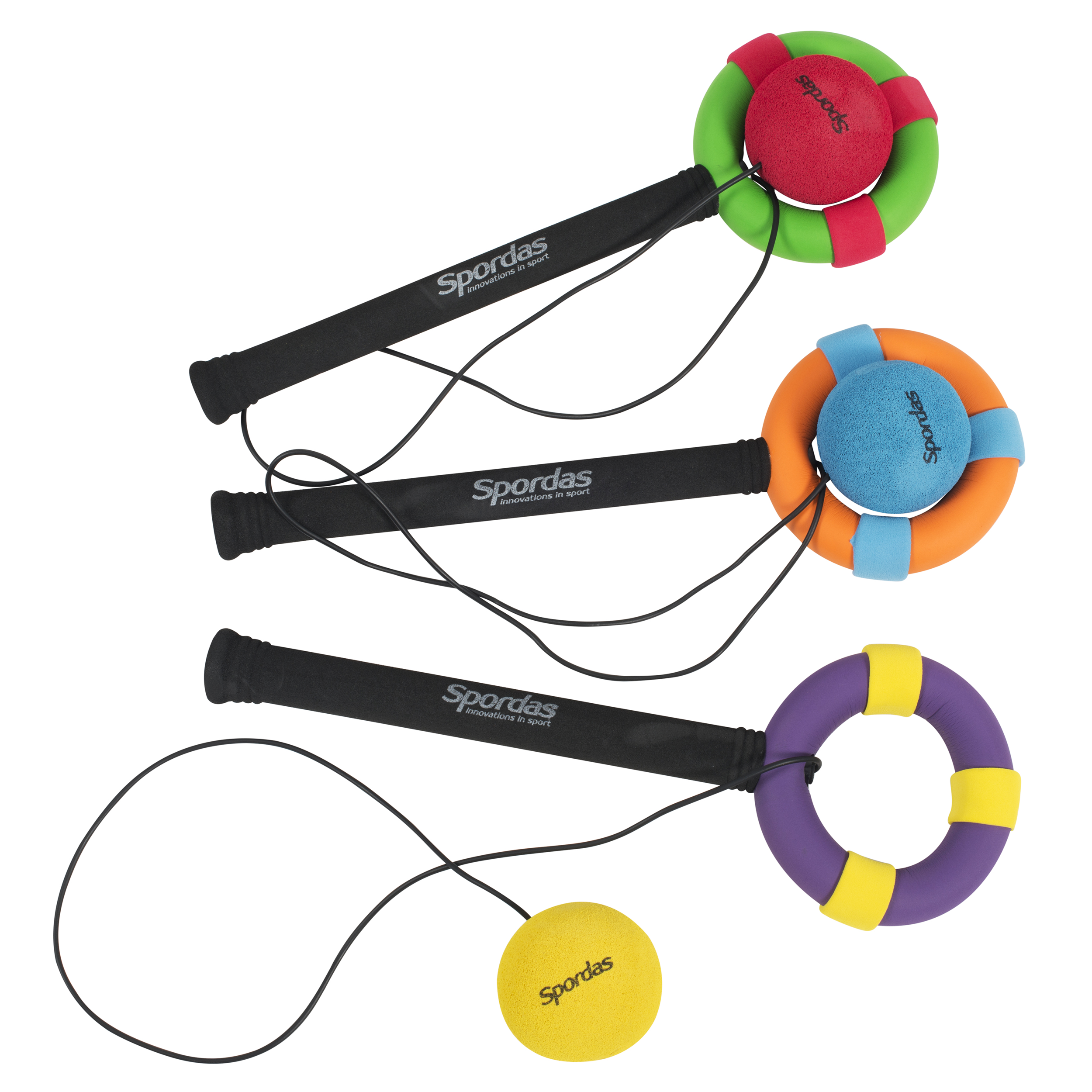Jeux pour enfant mégaform - lot de 3 bilboquets en mousse - Thématiques - Eveil et motricité - MEGAFORM-Decathlon PRO - Clubs - Entreprises -