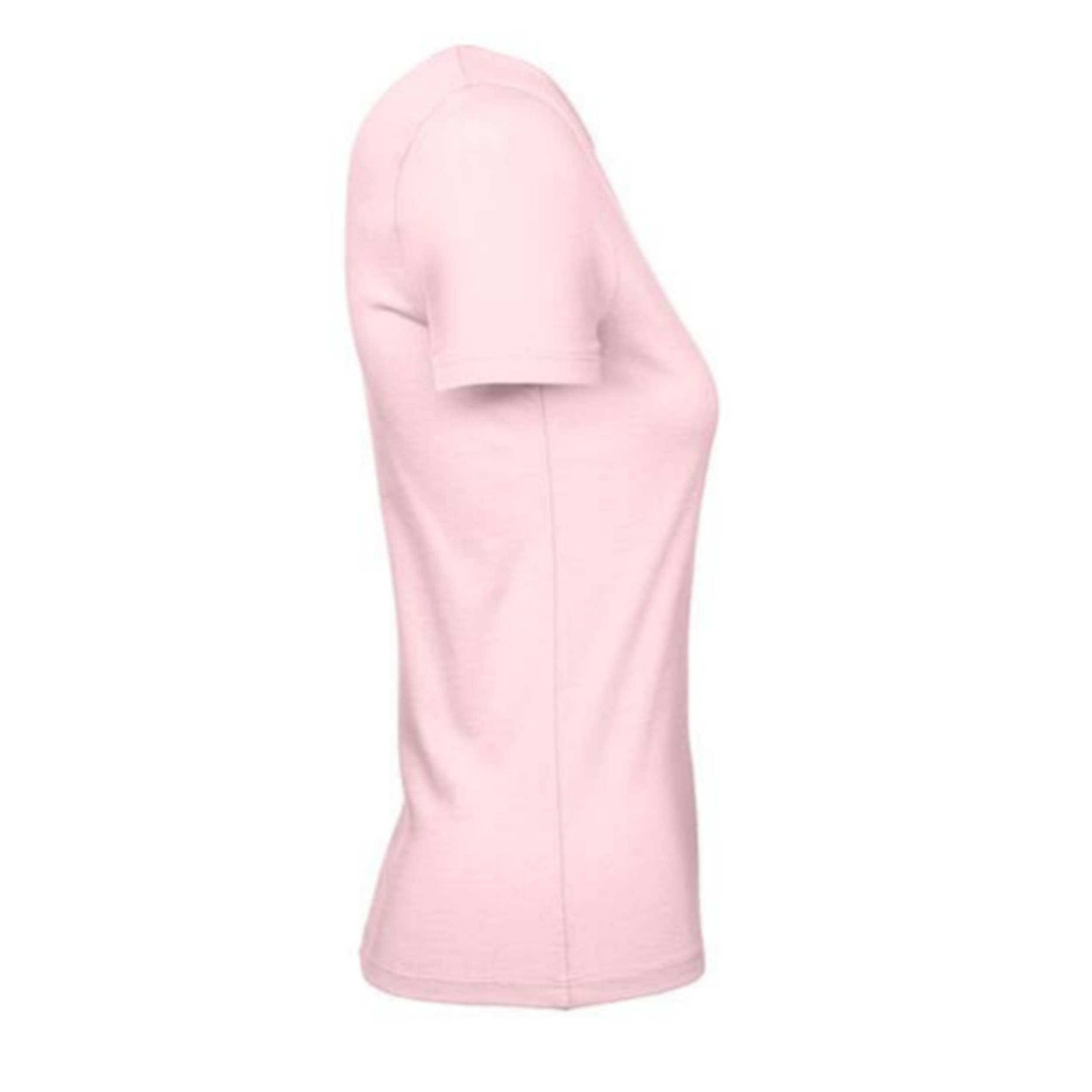 TEE SHIRT FEMME 190 ROSE PALE pour les clubs et collectivites Decathlon Pro