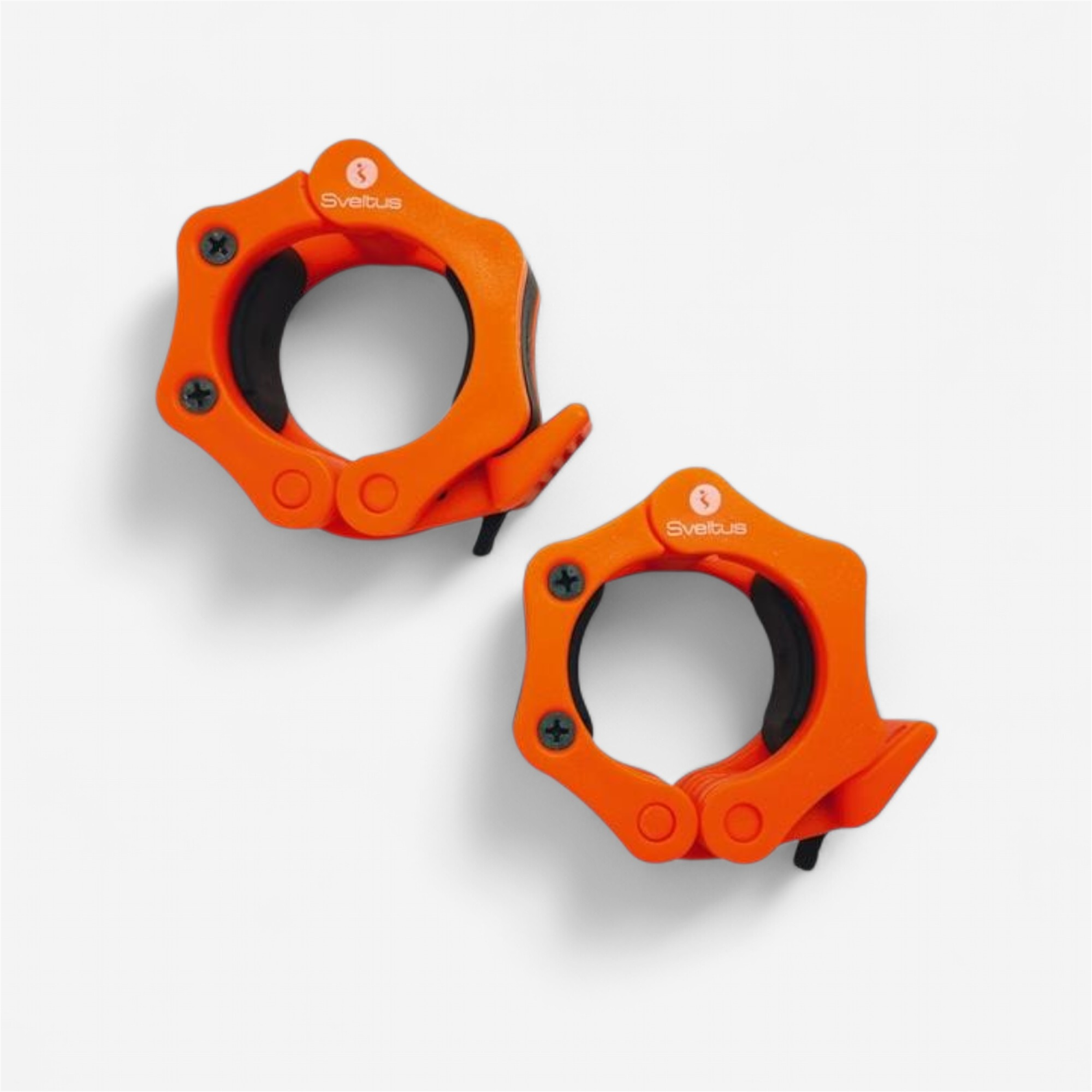 Stop disque barre olympique orange x2 sveltus - Sveltus