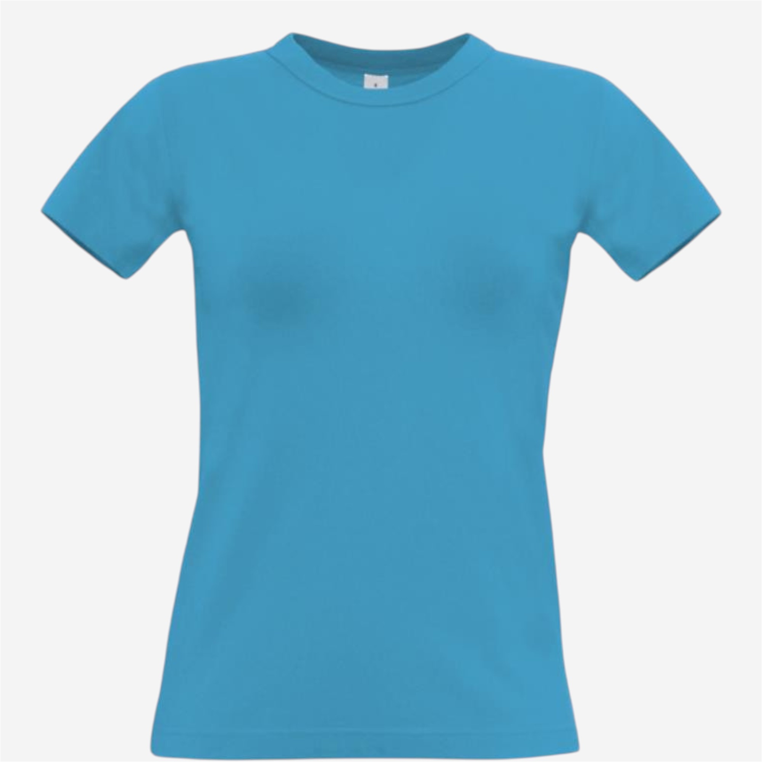 Tee-shirt femme 190 bleu atoll - HAUTS - B&c- Clubs - Entreprises - Collectivités - Associations
