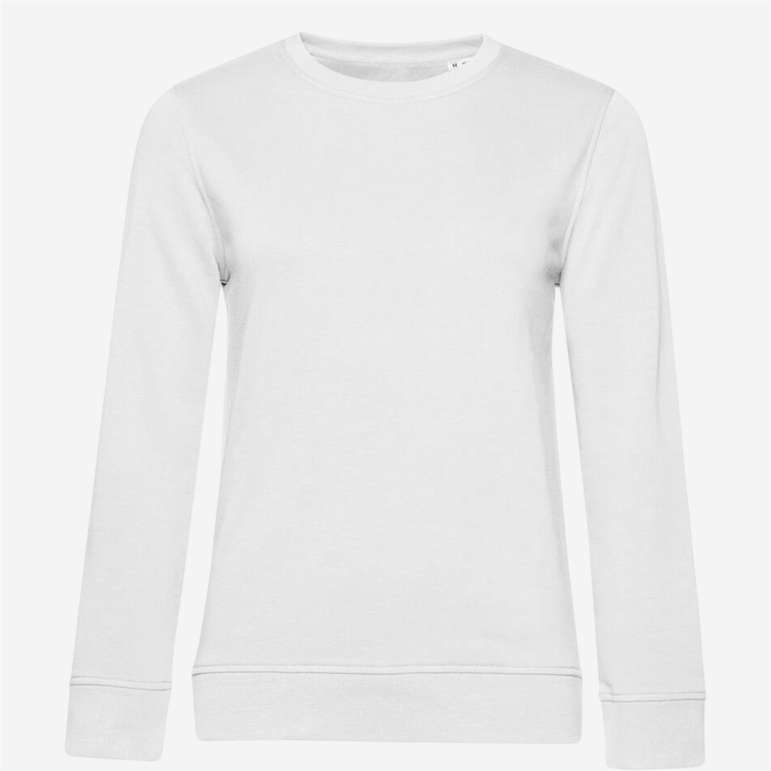 Sweat col rond organic femme blanc - HAUTS - B&c- Clubs - Entreprises - Collectivités - Associations