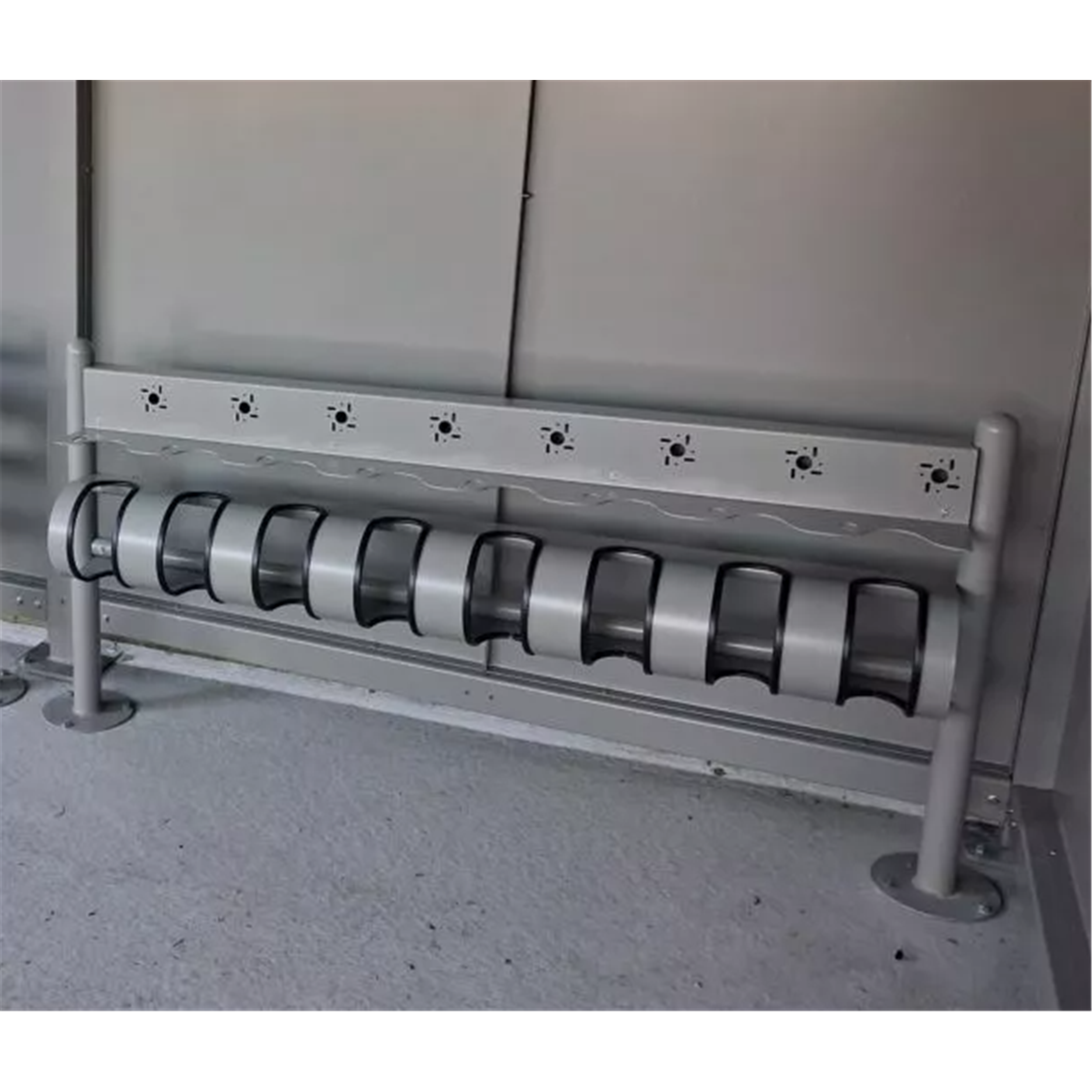 Support trottinettes 10p sans mât - ABRI PLUS