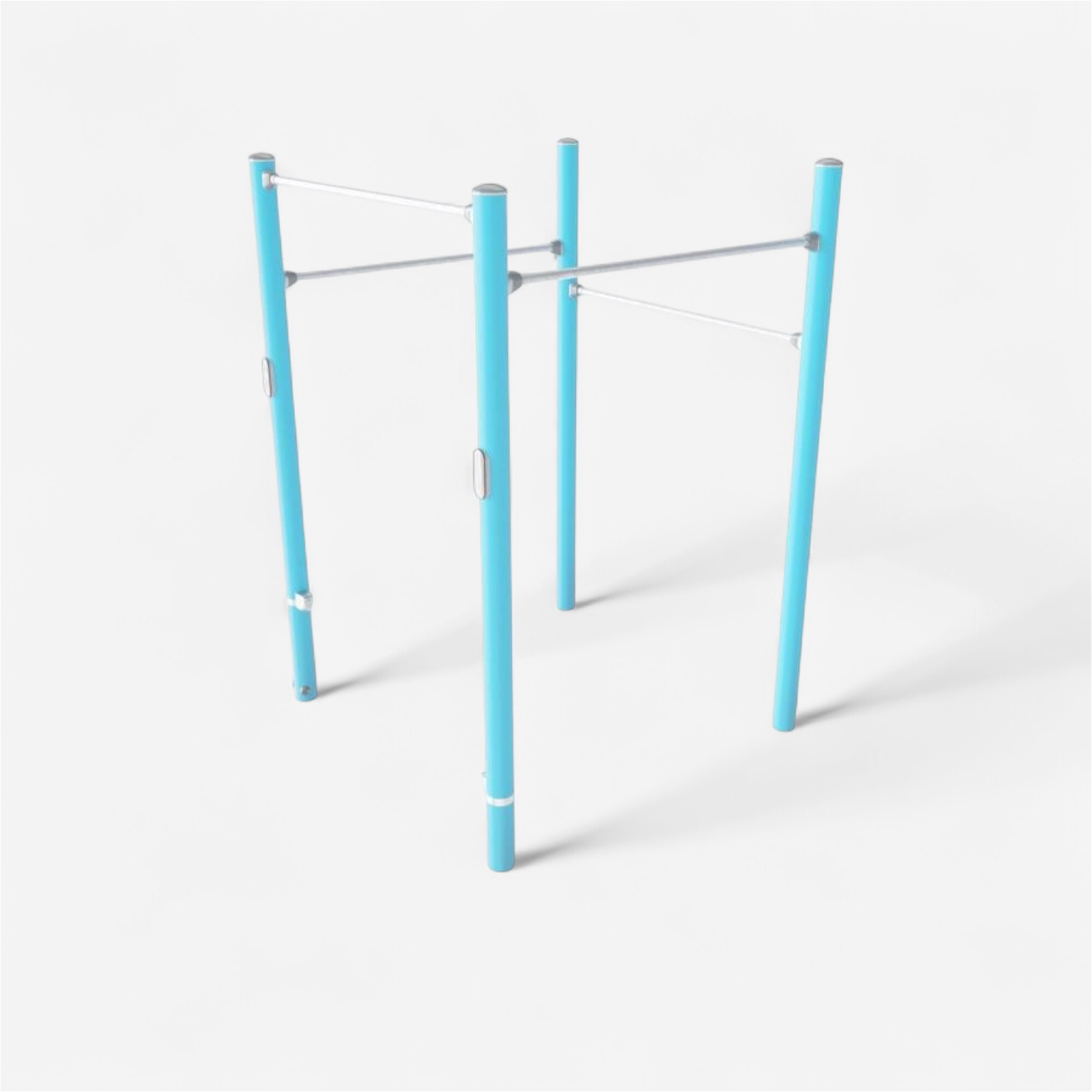 Station barre de traction carrée - Fitness Extérieur - Kompan- Clubs - Entreprises - Collectivités - Associations