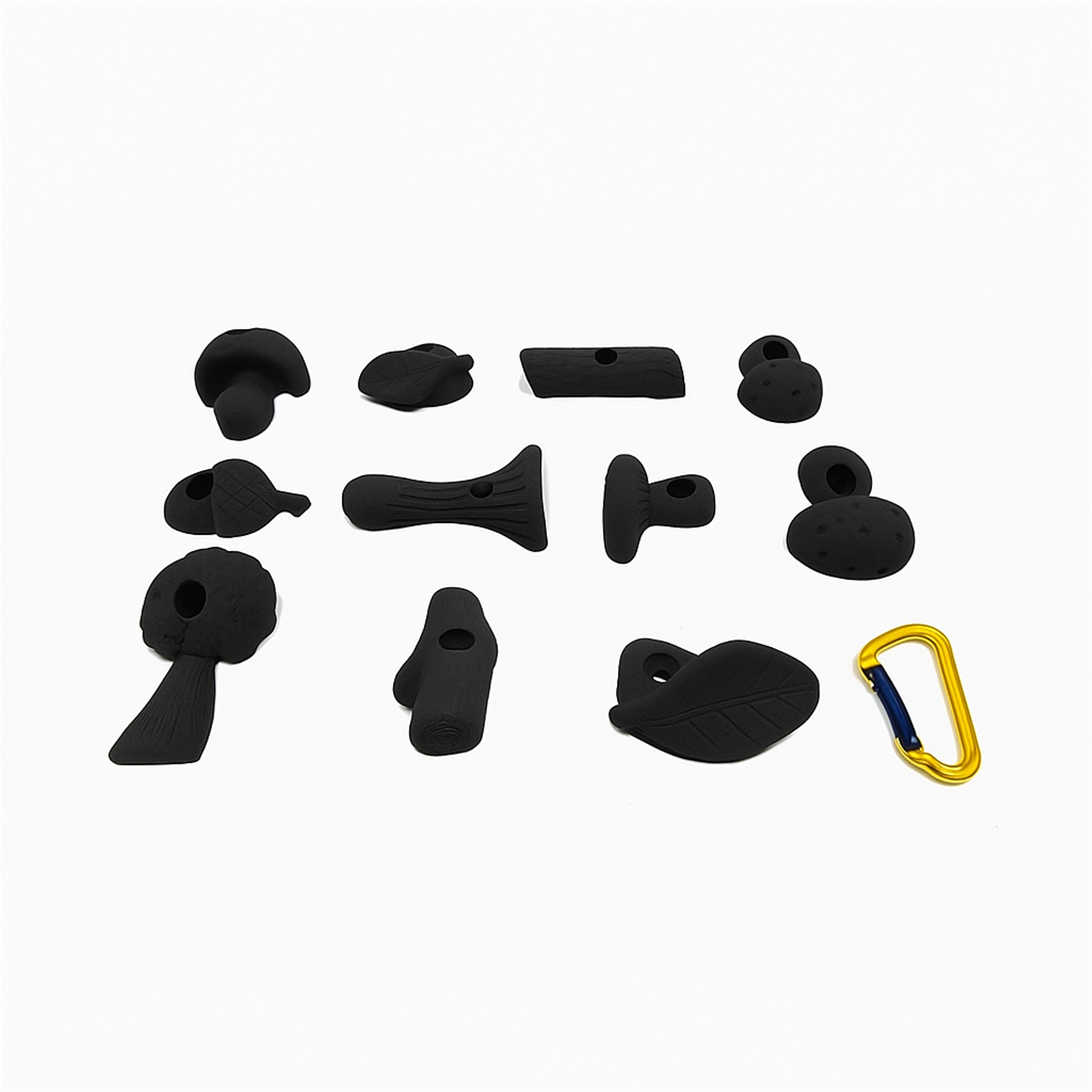 53 prises escalade - pack enfant noir (sans visserie) - Mobilité urbaine et outdoor - Escalade - OSM'OSE-Decathlon PRO - Clubs - Entreprises -
