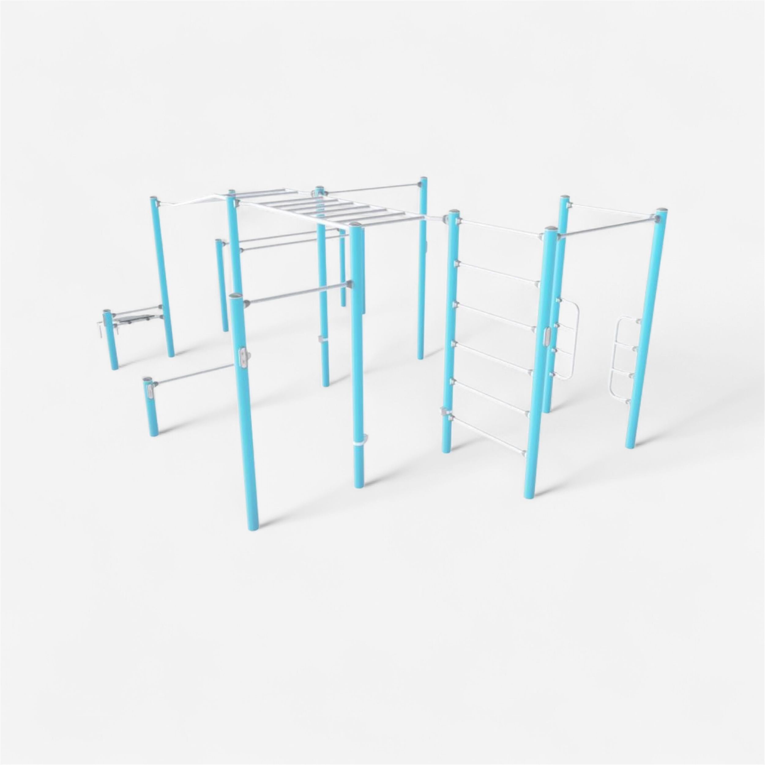 Circuit 5 postes - Fitness Extérieur - Kompan- Clubs - Entreprises - Collectivités - Associations