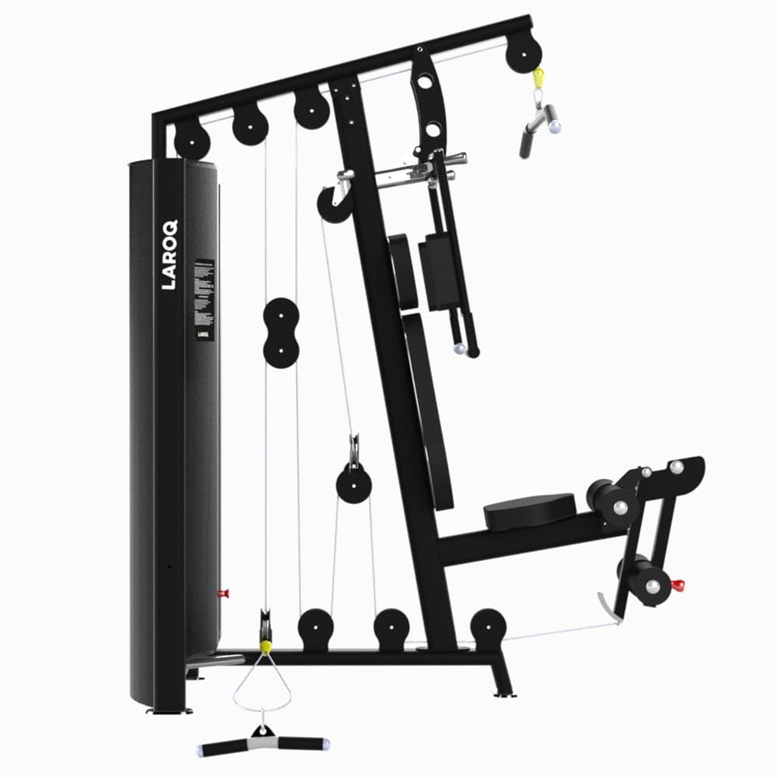 Tour de musculation noir standard 60 kg - Appareils de Musculation - LAROQ- Clubs - Entreprises - Collectivités - Associations