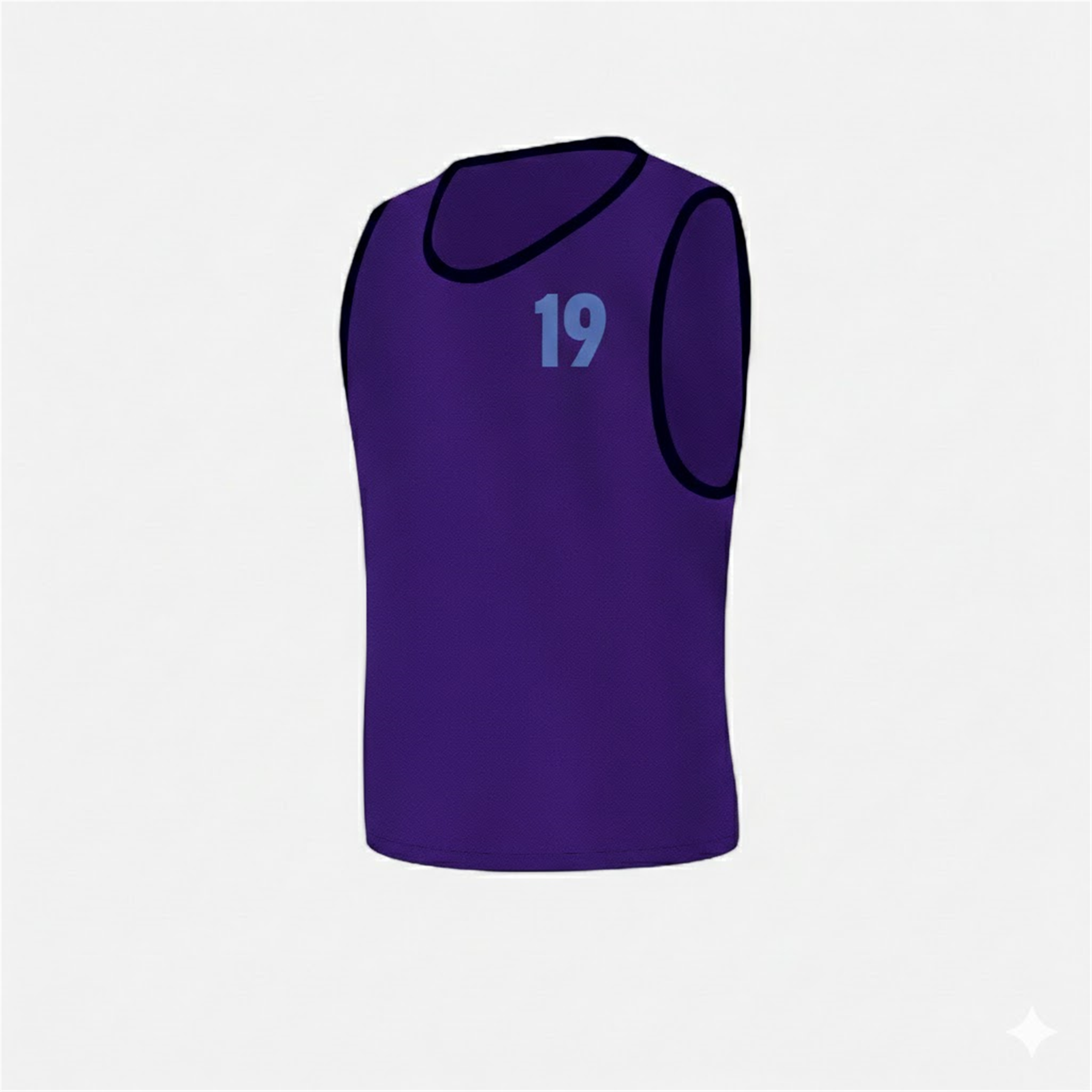 Chasubles junior numérotées 16 à 20 tremblay - violet - - - TREMBLAY-Decathlon PRO - Clubs - Entreprises - Collectivités - Associations