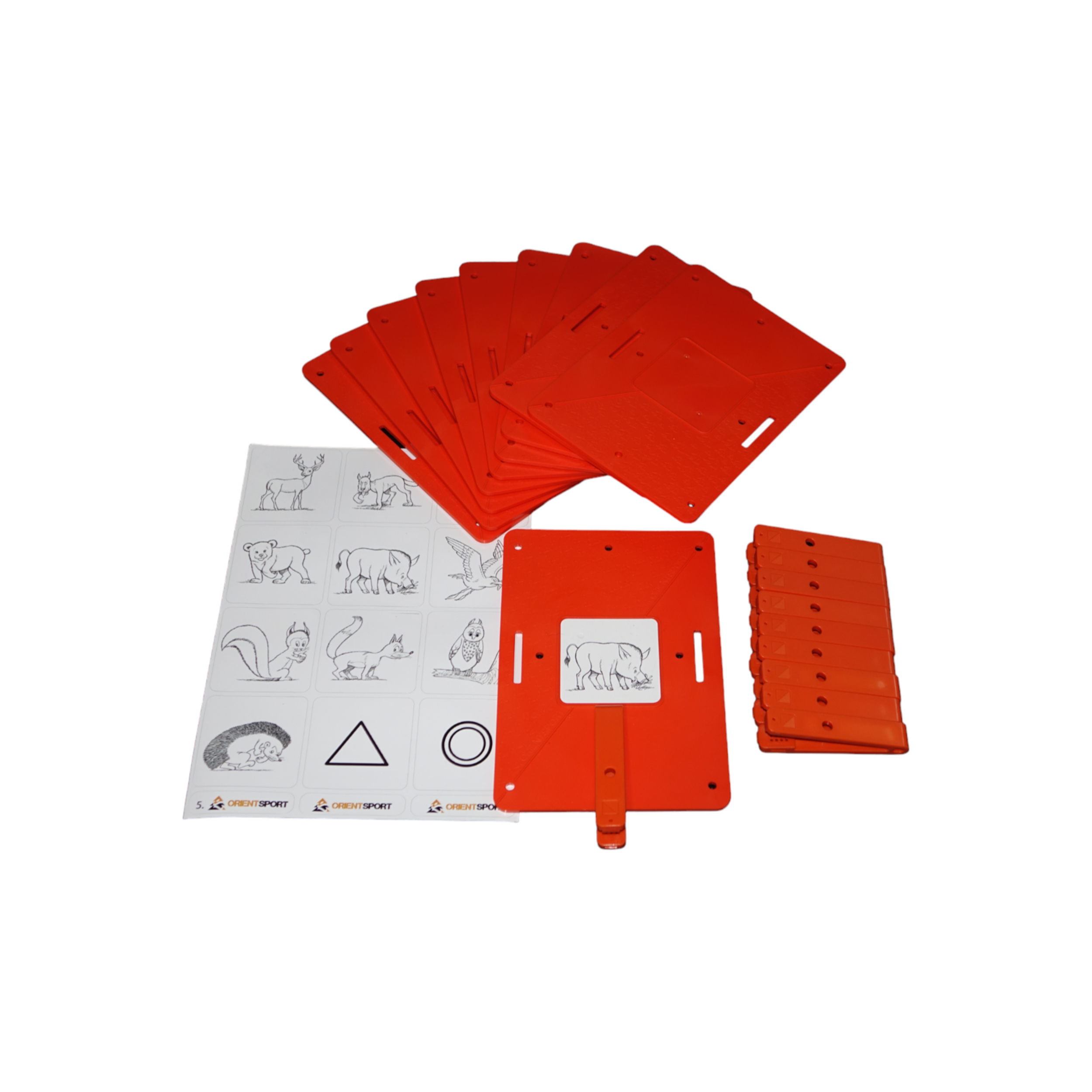 Lot de 10 balises animaux permanentes - Course d'orientation - Orientsport- Clubs - Entreprises - Collectivités - Associations