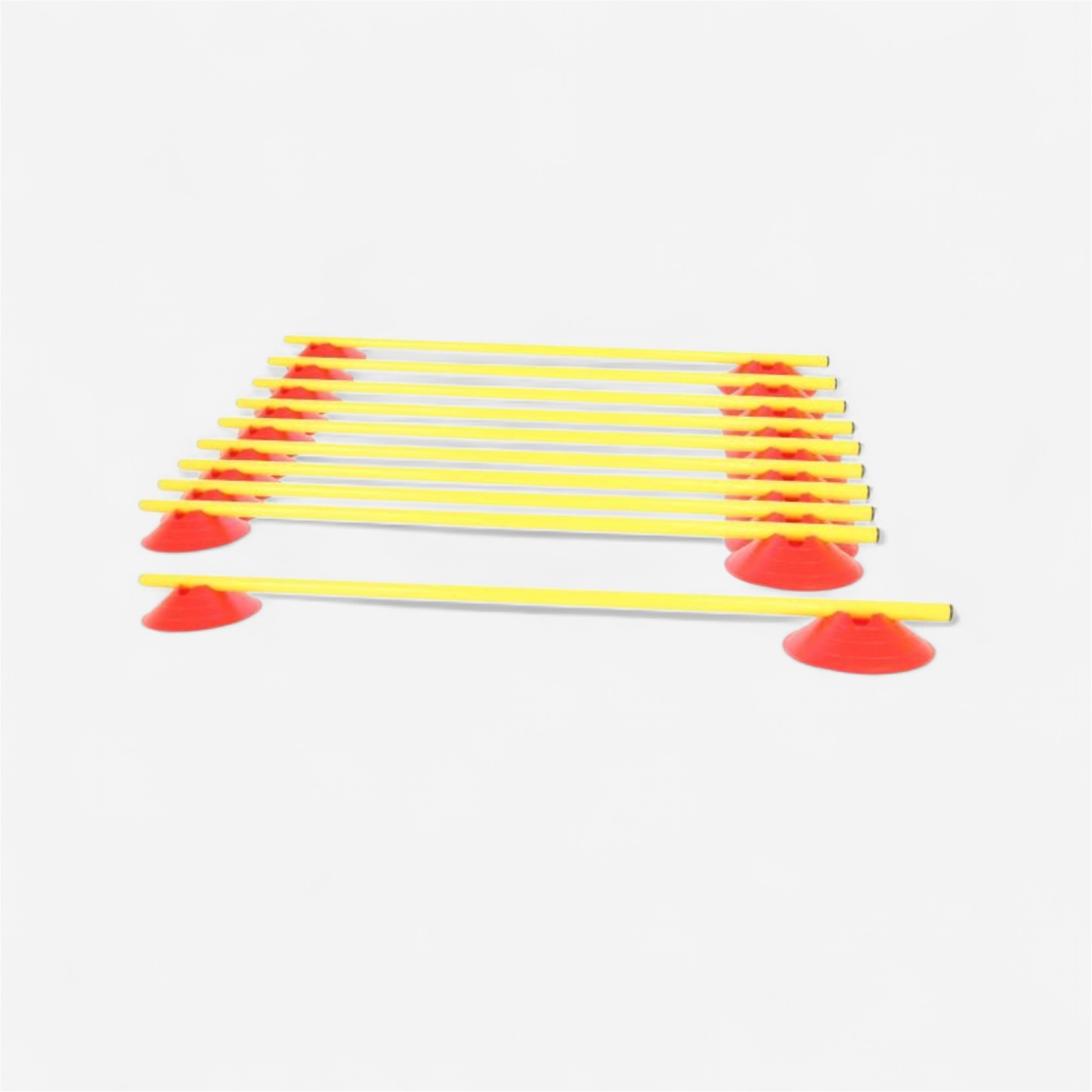 Boje Sport Lot De 6 Mini-haies De Coordination – 16 Cm De Haut, Orange, Stables