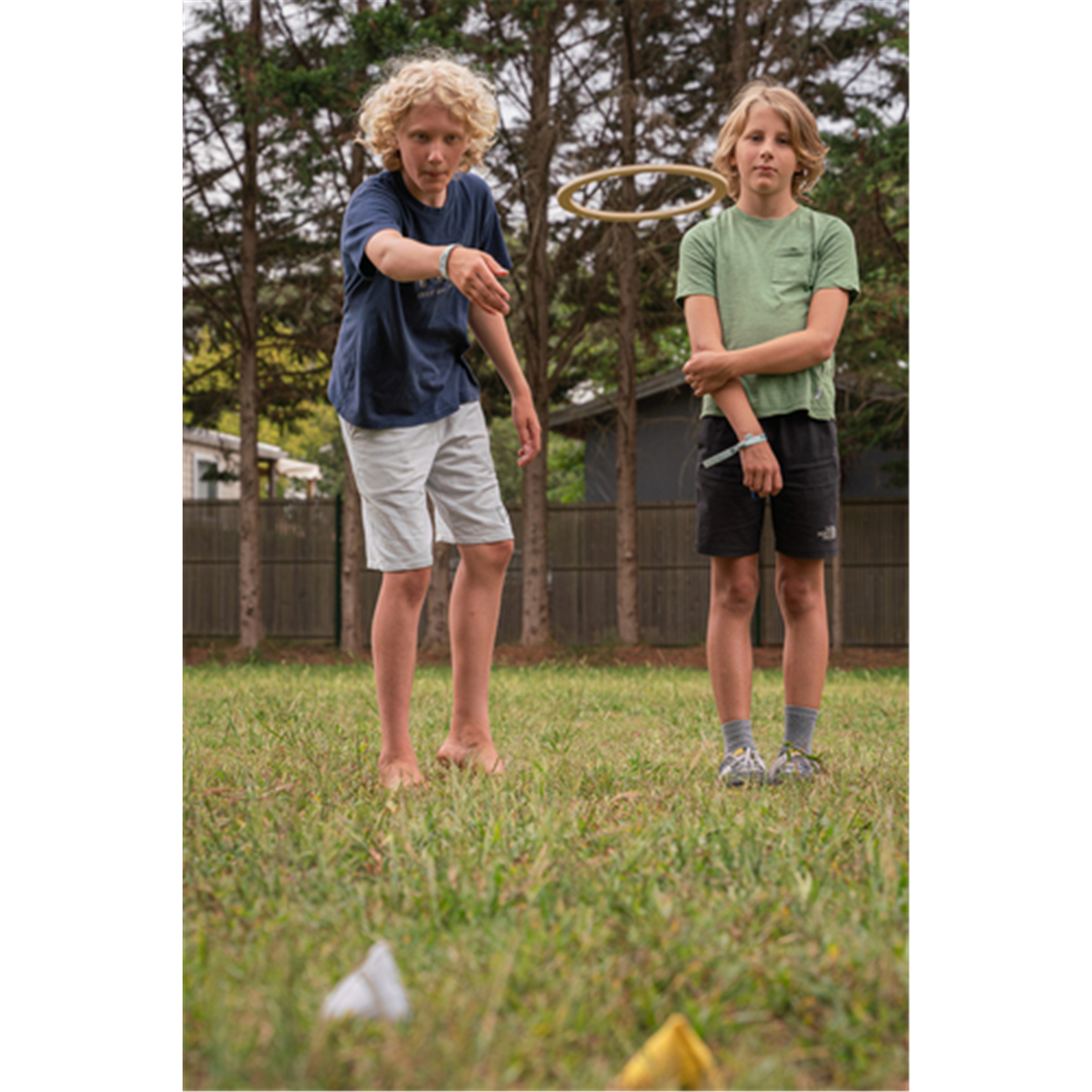 Jeu de lancer et d'adresse en bois bs toys - trigo - BS TOYS