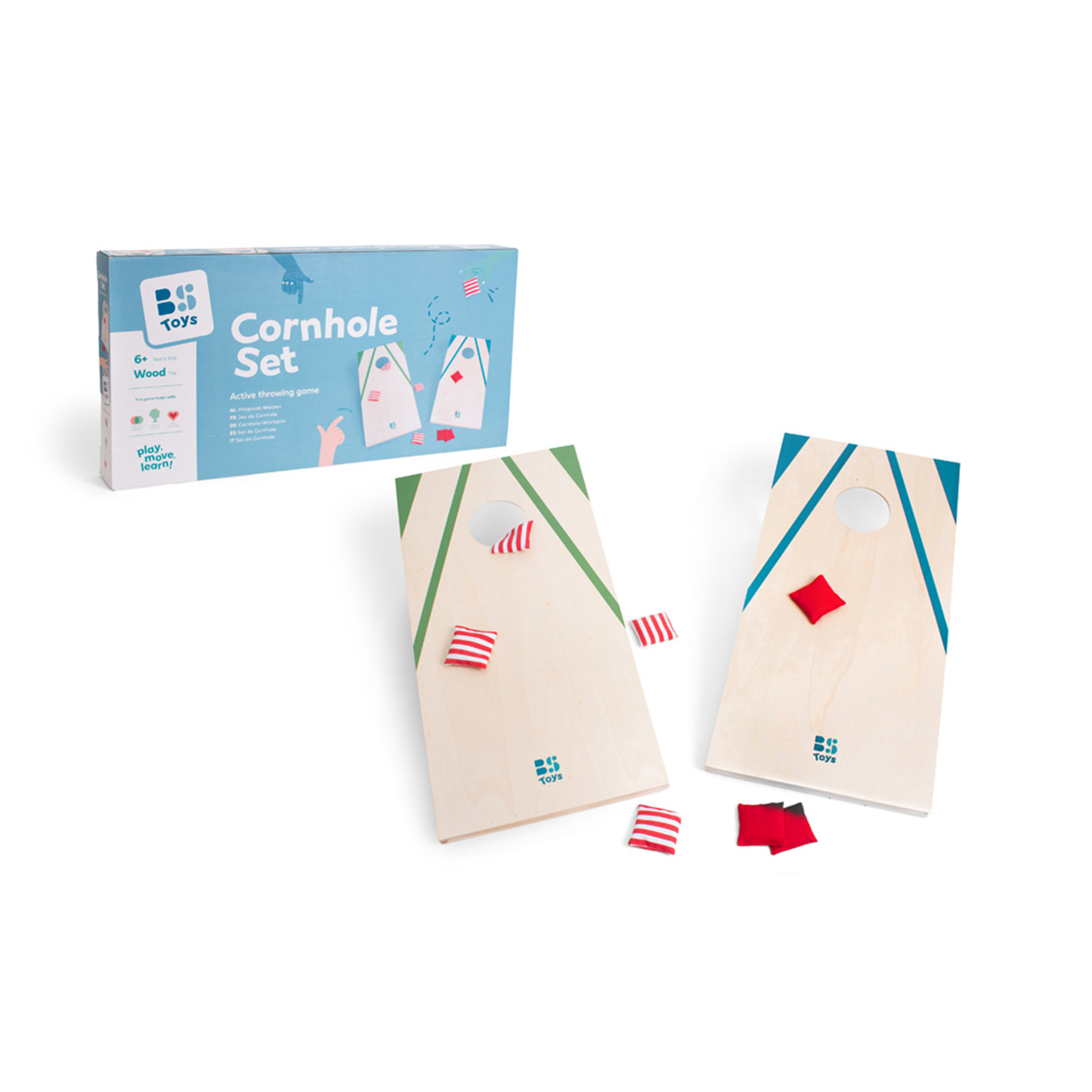 Jeu de cornhole bs toys adulte - grande taille - Jeux de quilles et palets - BUITENSPEEL- Clubs - Entreprises - Collectivités - Associations