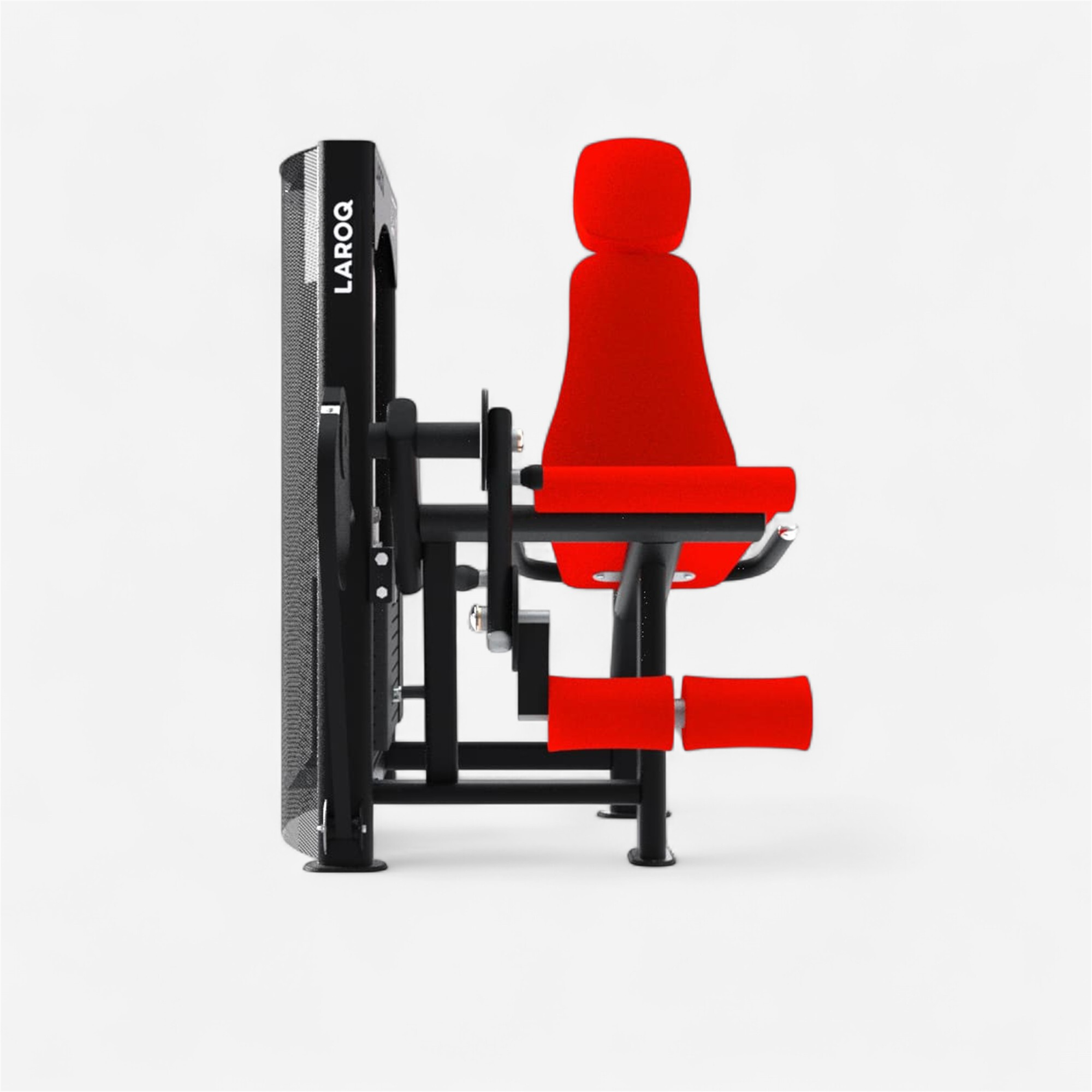 Machine à quadriceps avec charge de 80 kg - laroq nc14 rouge - Appareils de Musculation - LAROQ- Clubs - Entreprises - Collectivités - Associations