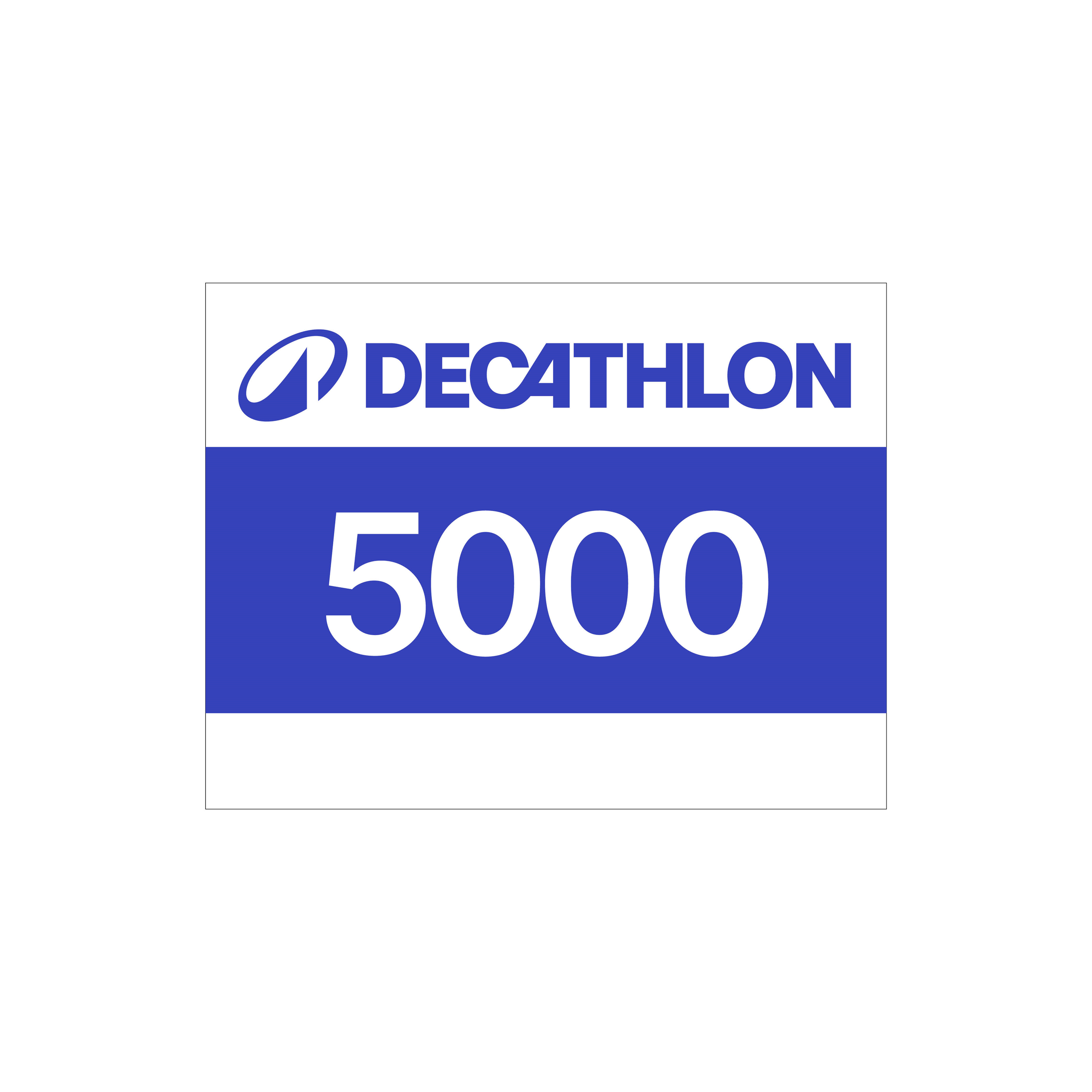 Dossards course à pied decathlon bleu 1-5000 - Evenementiel - Decathlon- Clubs - Entreprises - Collectivités - Associations