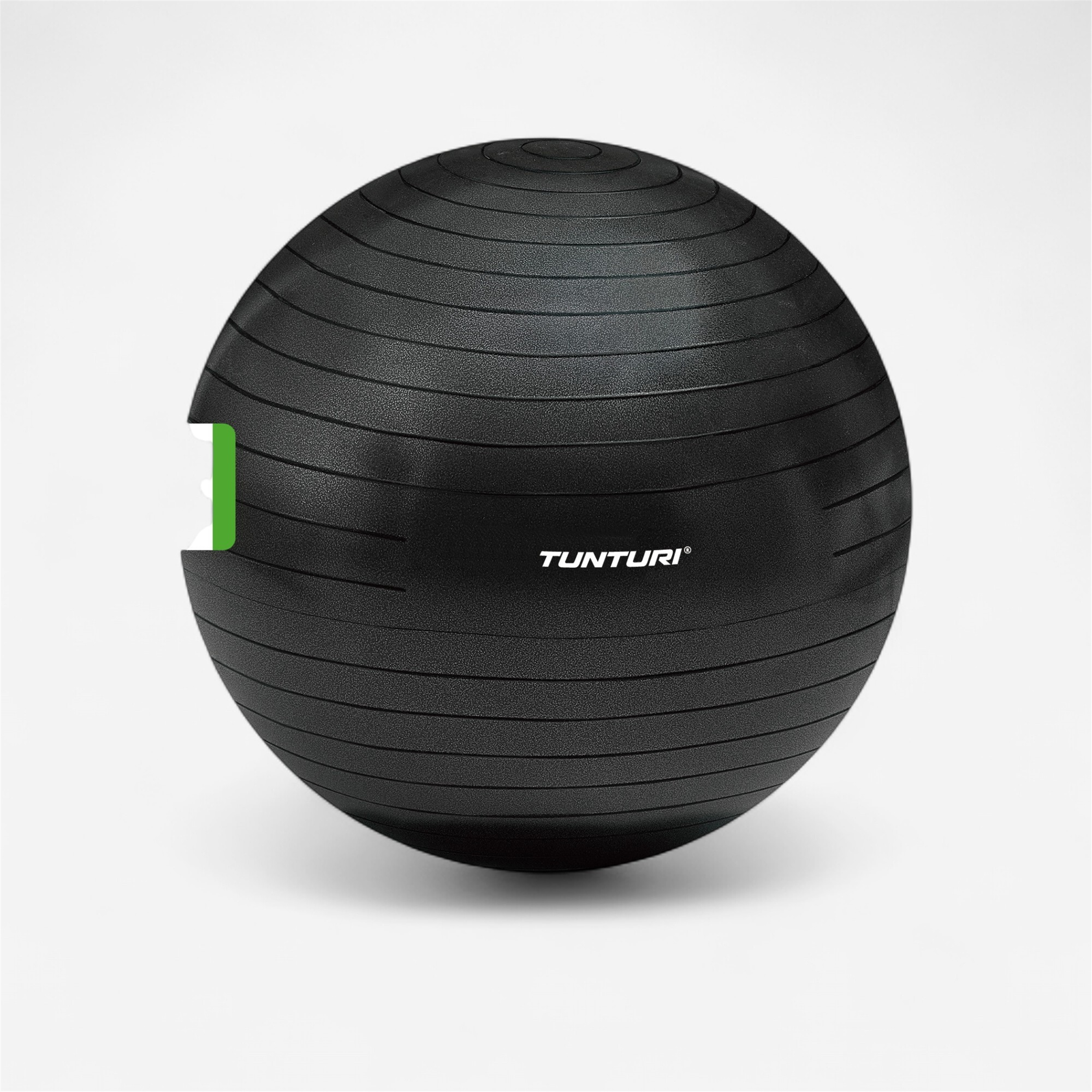Ballon de fitness 55 cm anti-burst tunturi - noir - TUNTURI