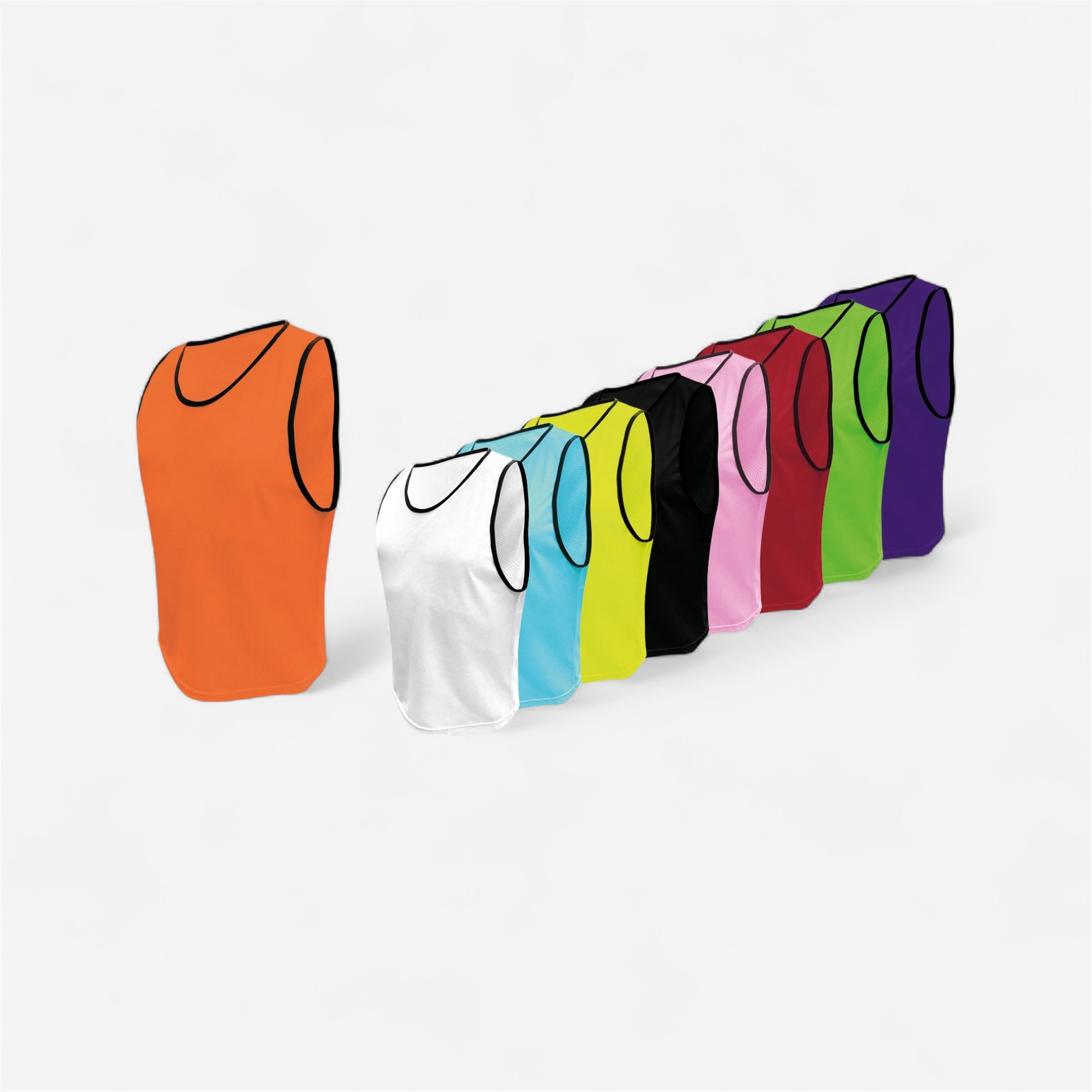 Chasuble ajourée adulte orange - TREMBLAY