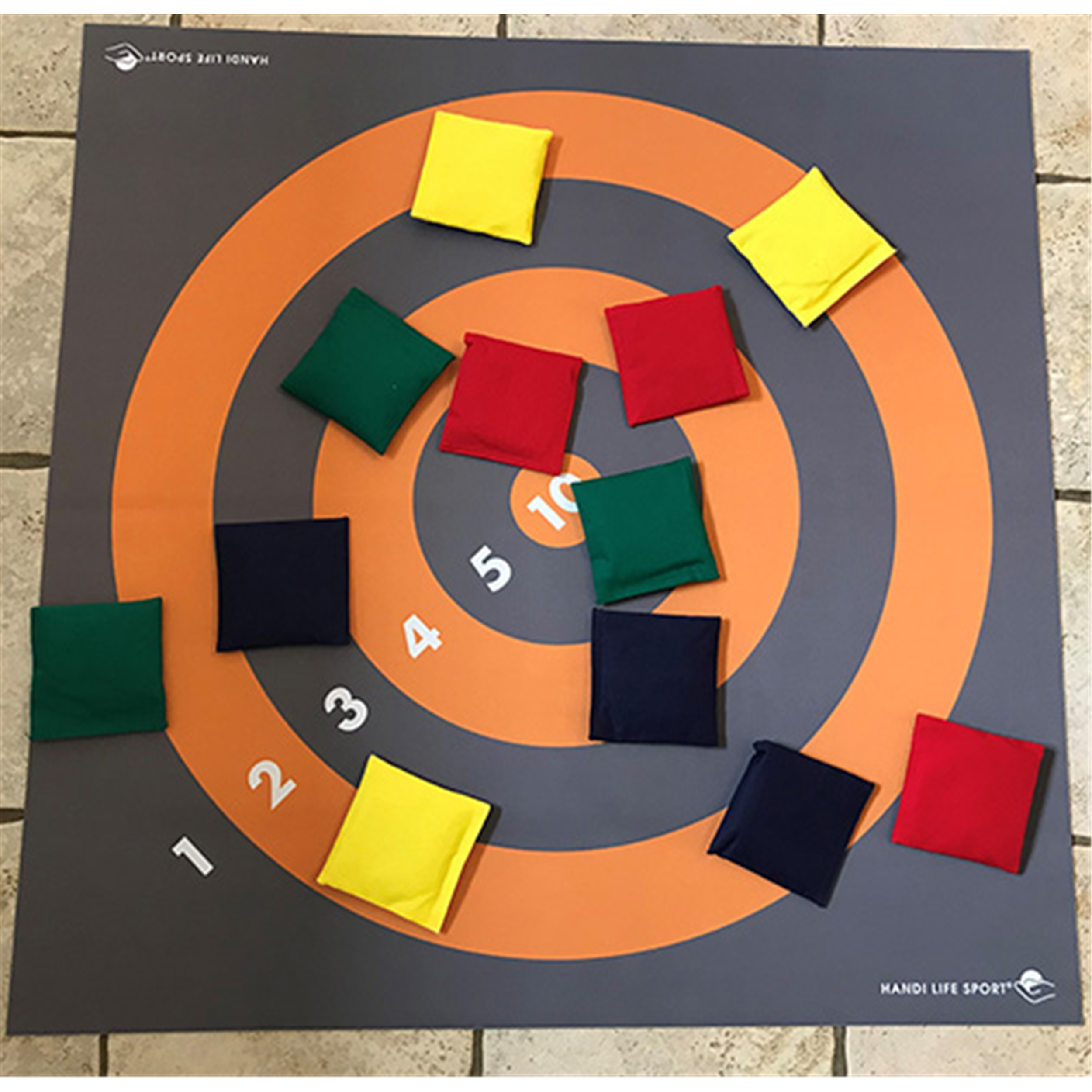 Jeu De Lancer De Disques Tapis Cible Géant Pour Enfants - KreativeKraft Extérieur