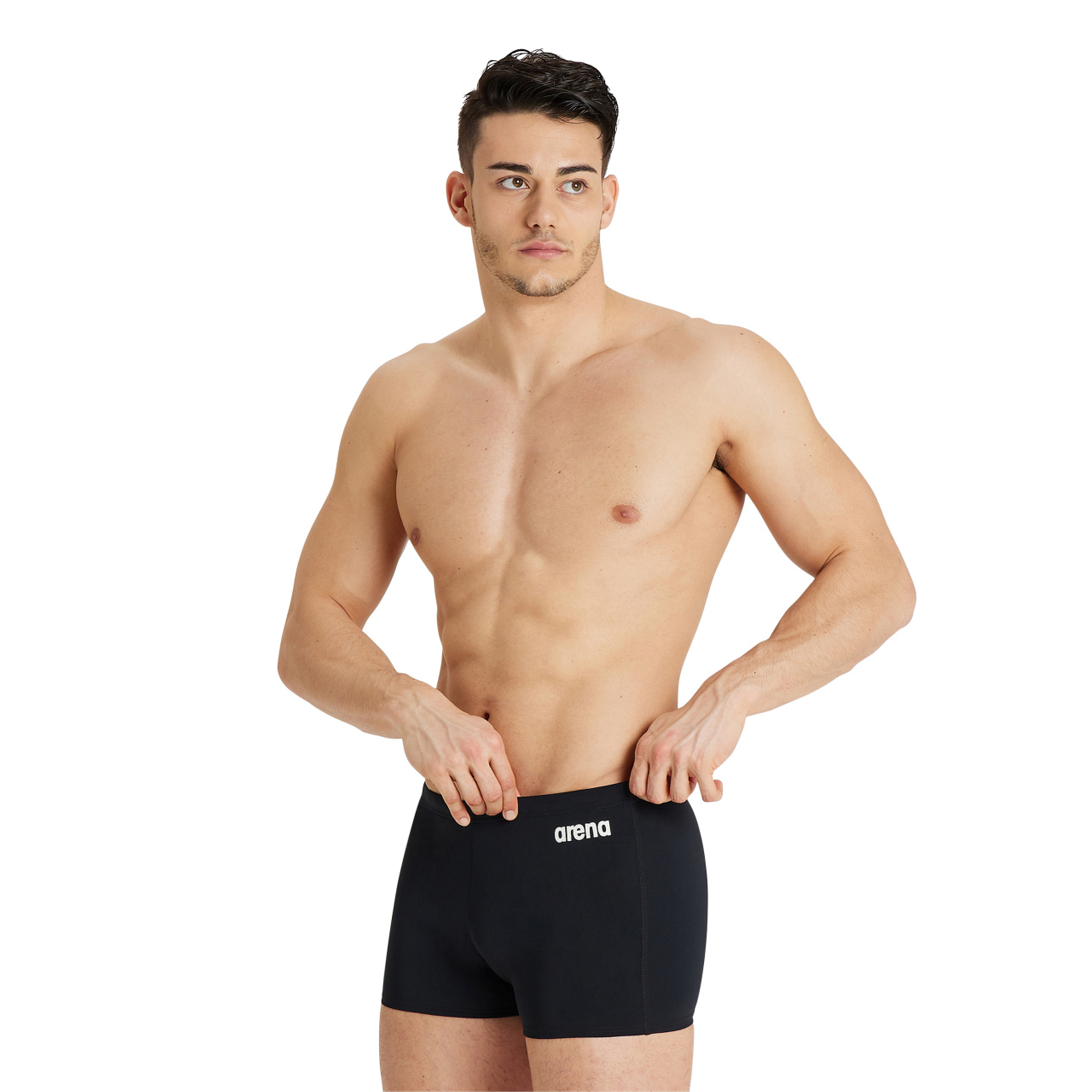 Boxer homme arena noir swim short solid - Natation - Arena- Clubs - Entreprises - Collectivités - Associations