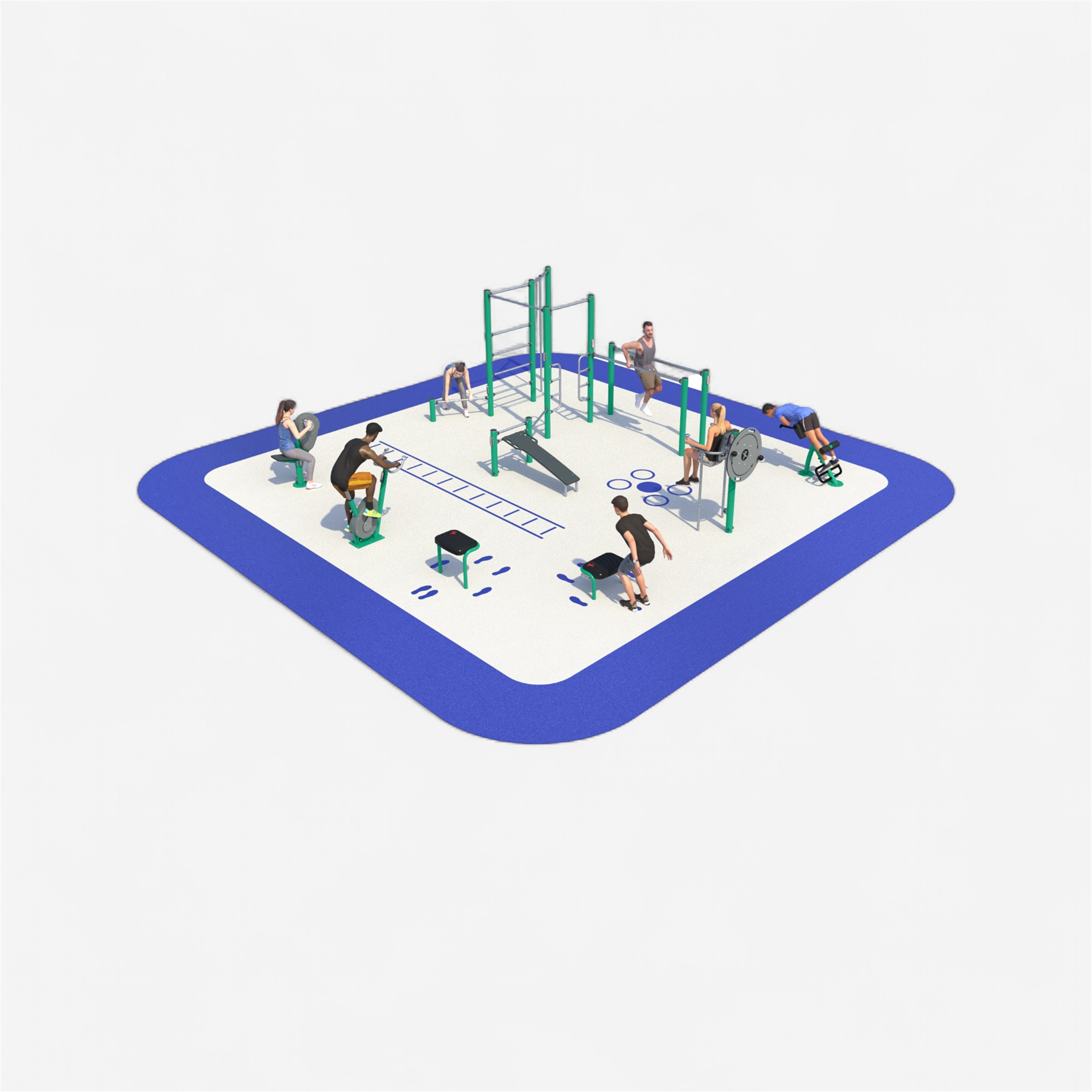 Pack s 100m2 2024 kompan - Equipement Multisports - Equipement sportif extérieur - Kompan-Decathlon PRO - Clubs - Entreprises - Collectivités -