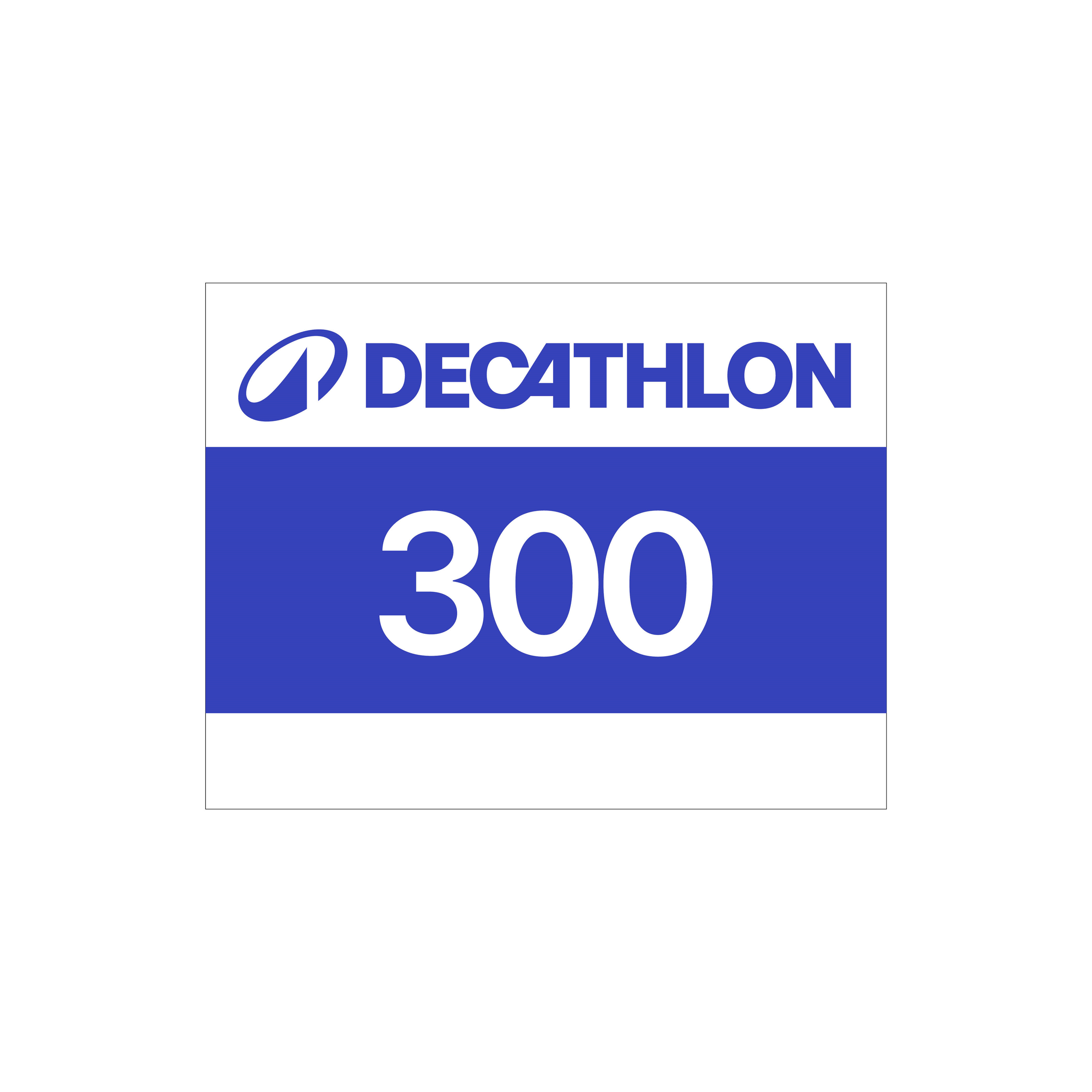 Dossards course à pied decathlon bleu 1-300 - Evenementiel - Decathlon- Clubs - Entreprises - Collectivités - Associations