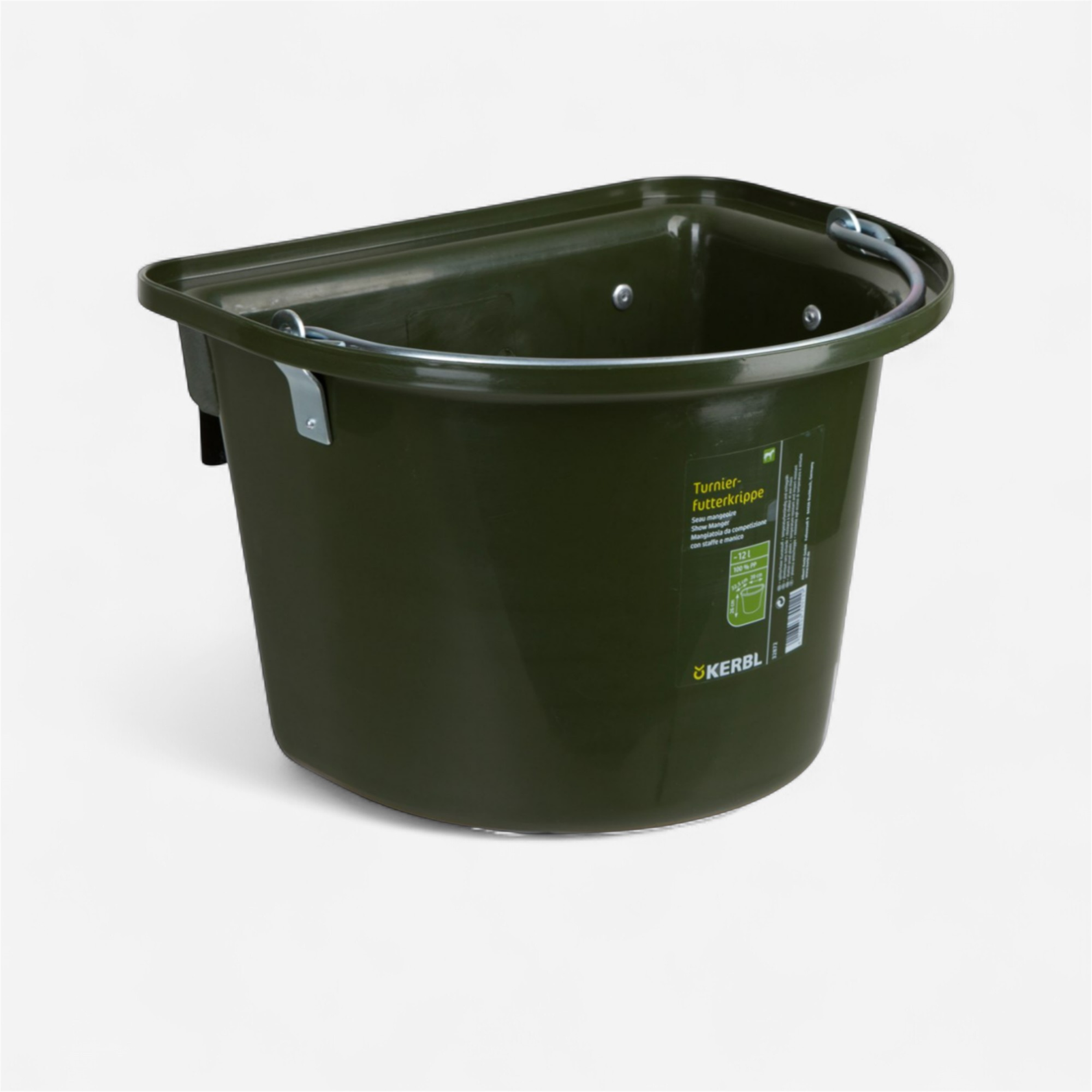 Mangeoire de porte plastique 12l, avec a - Mobilité urbaine et outdoor - Equitation - KERBL-Decathlon PRO - Clubs - Entreprises - Collectivités -