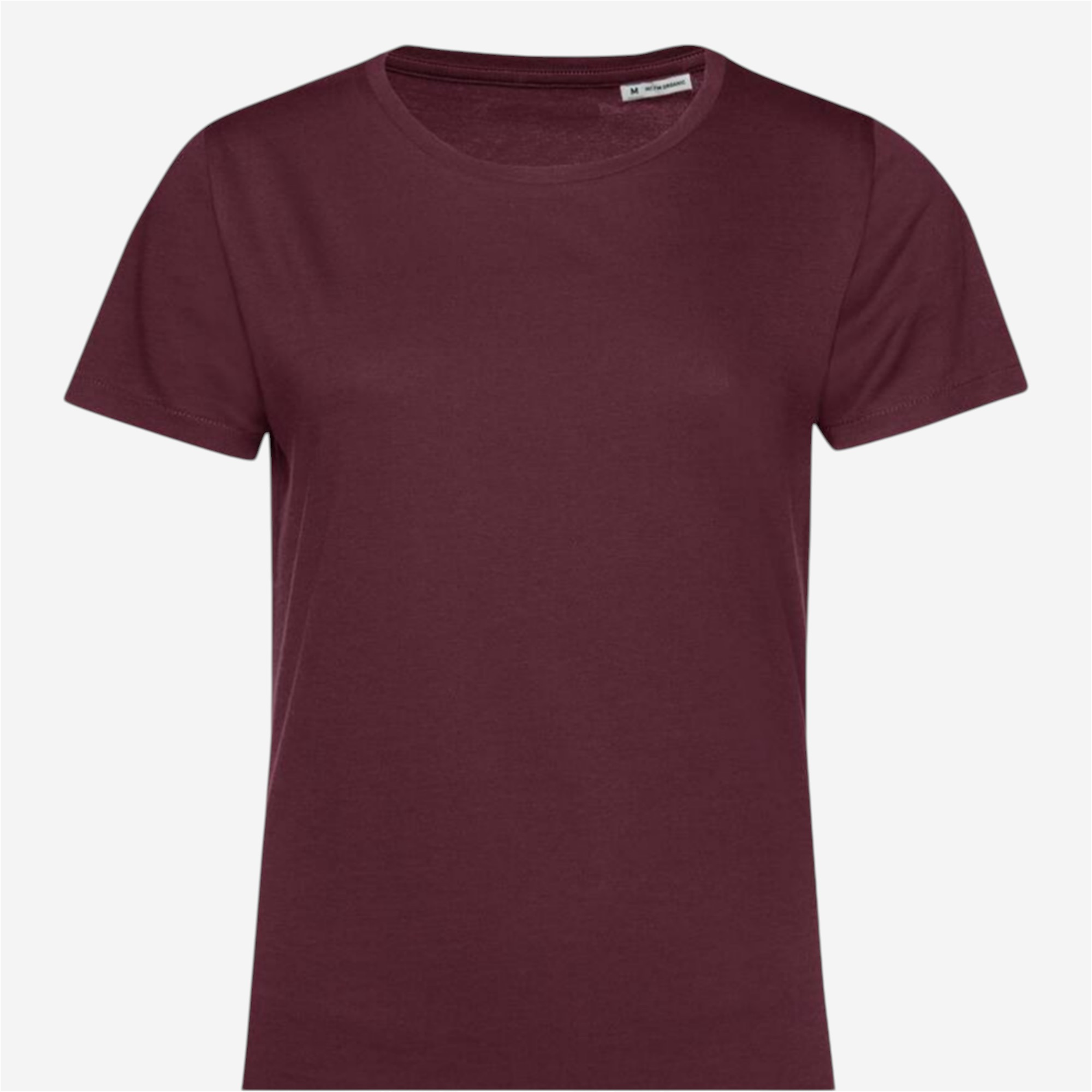 Tee shirt manches courtes femme b&c - coton organic bordeaux - Vêtements de sport et accessoires - Tee-shirts et polos - B&c-Decathlon PRO - Clubs -