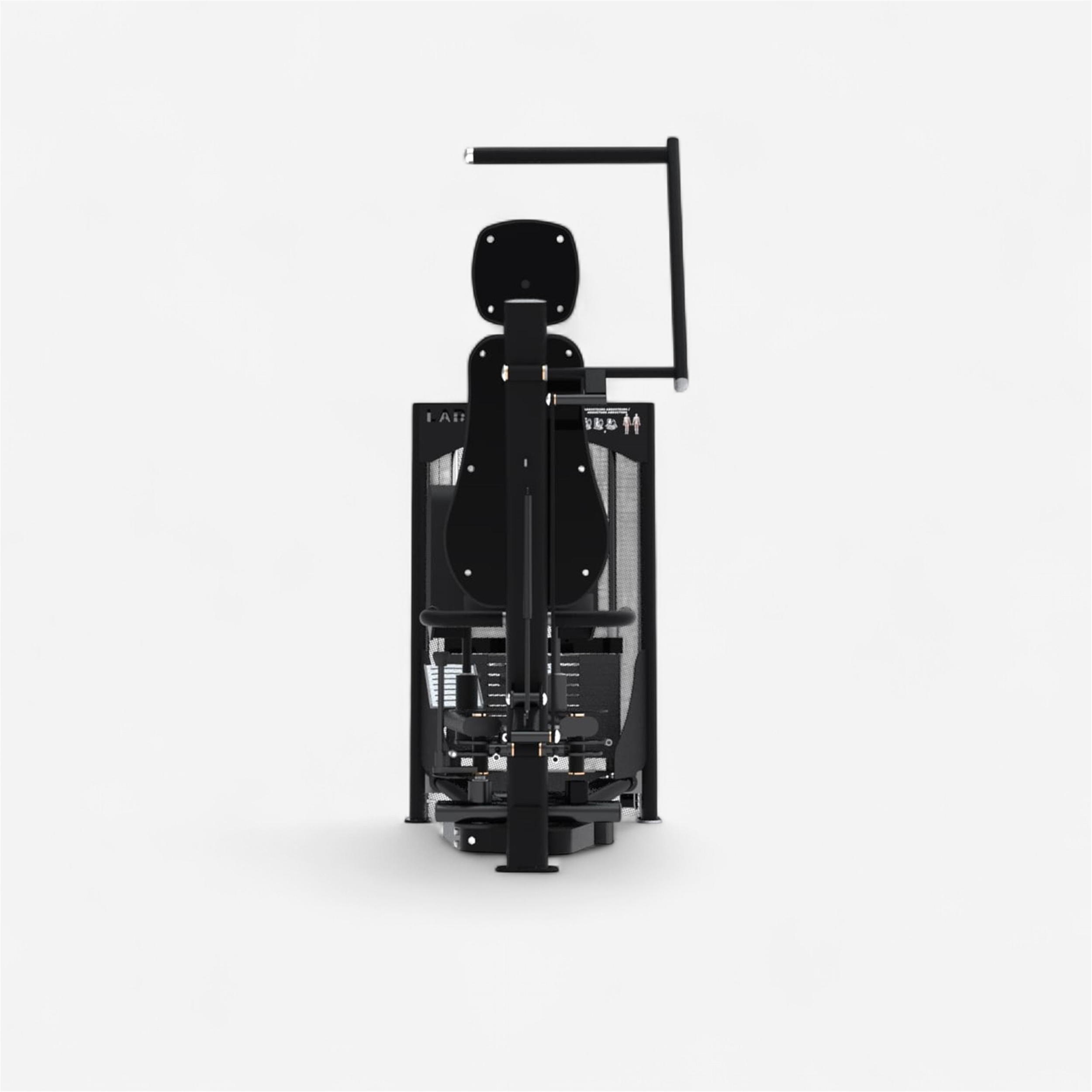 Appareil adducteurs / abducteurs charge de 60 kg - laroq nc19 noir - Appareils de Musculation - LAROQ- Clubs - Entreprises - Collectivités - Associations