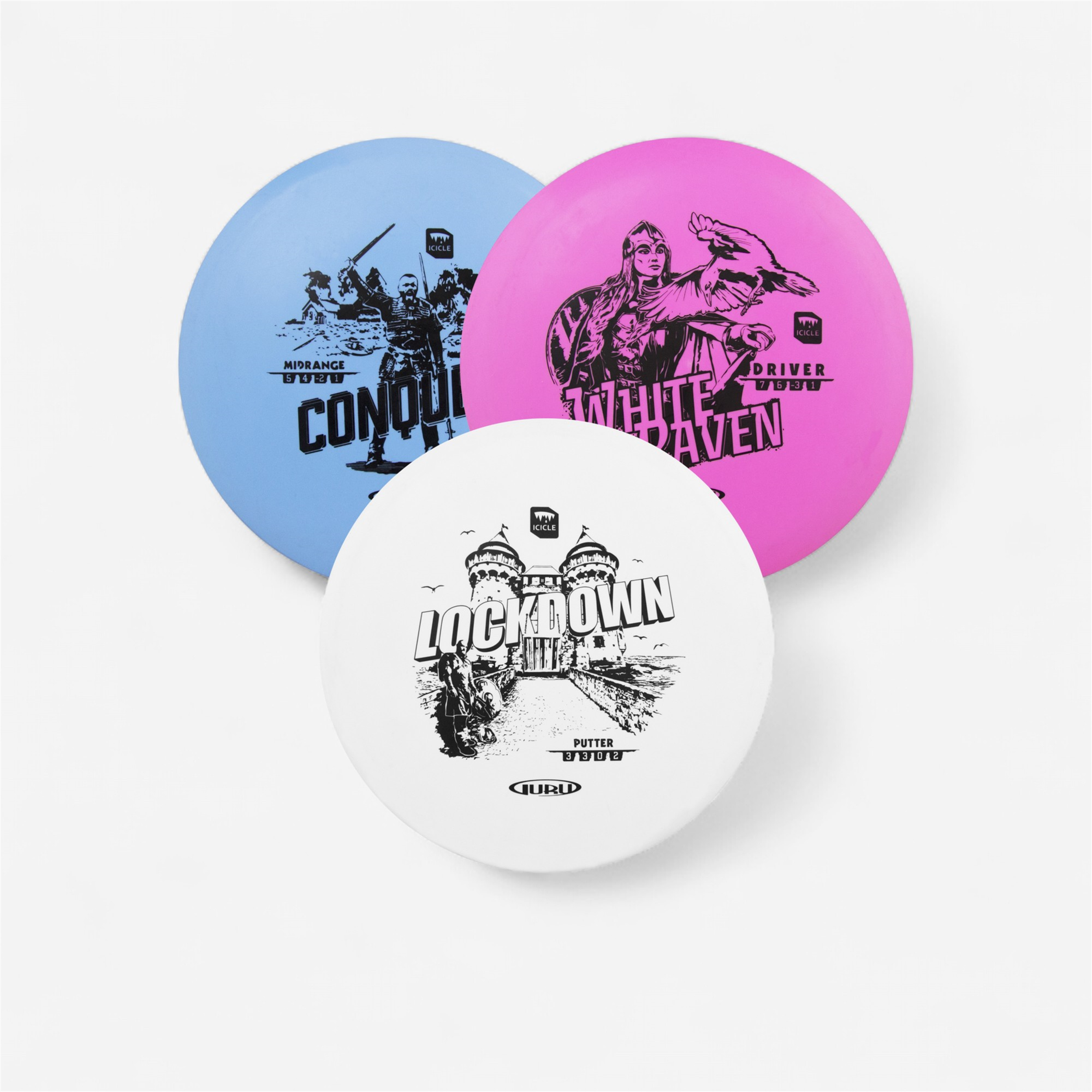Disque volant - lot de 3 golf starter - Sports Collectifs - Autres sports collectifs - MTS-Decathlon PRO - Clubs - Entreprises - Collectivités -