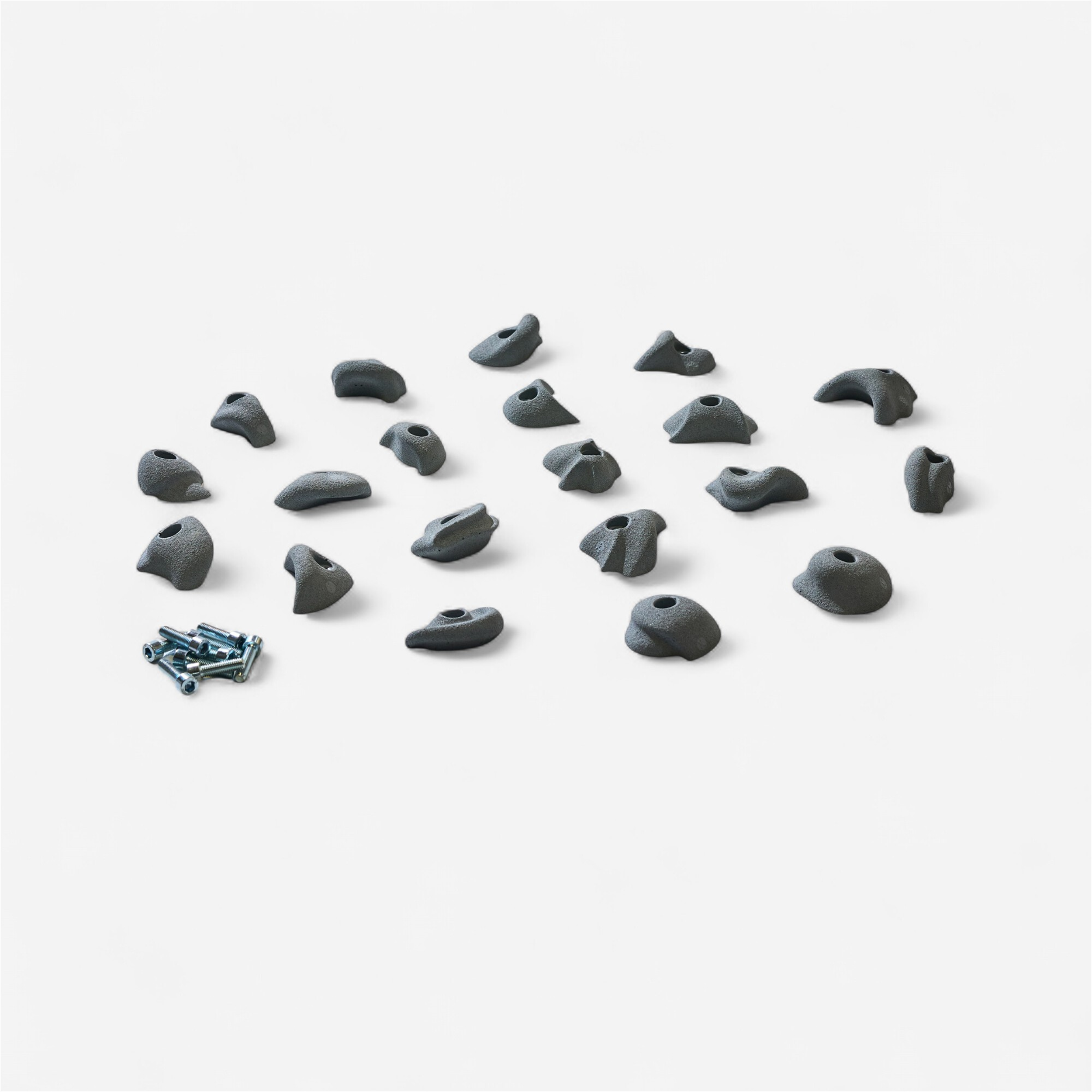 ALPIDEX Lot 12 Prises Escalade Taille L – Poignées Variées Contre-Dépouilles Pour Mur Bloc