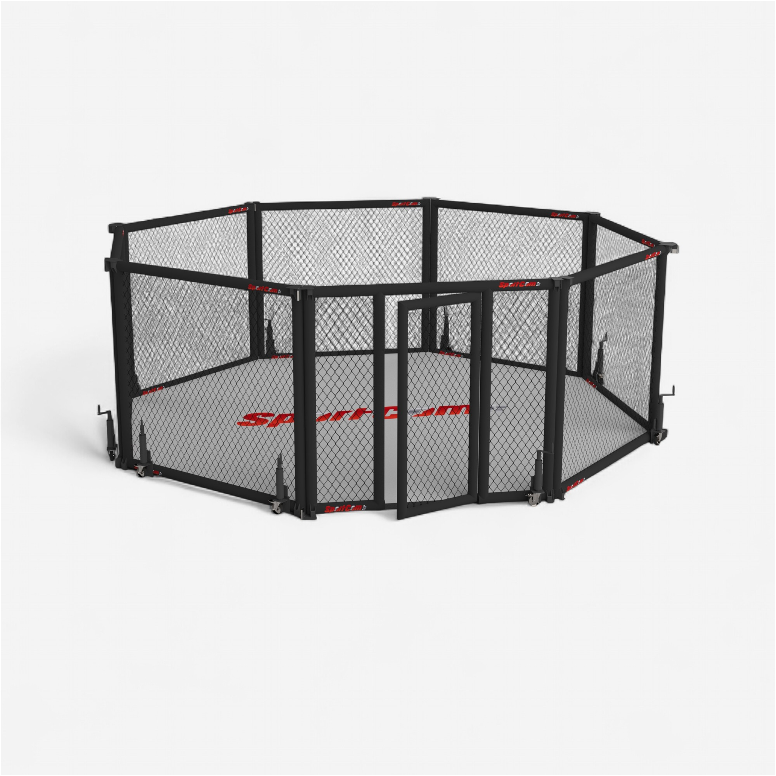 Cage de mma pliante 5m sportcom - noir - Sports de combat - MMA - SPORTCOM-Decathlon PRO - Clubs - Entreprises - Collectivités - Associations