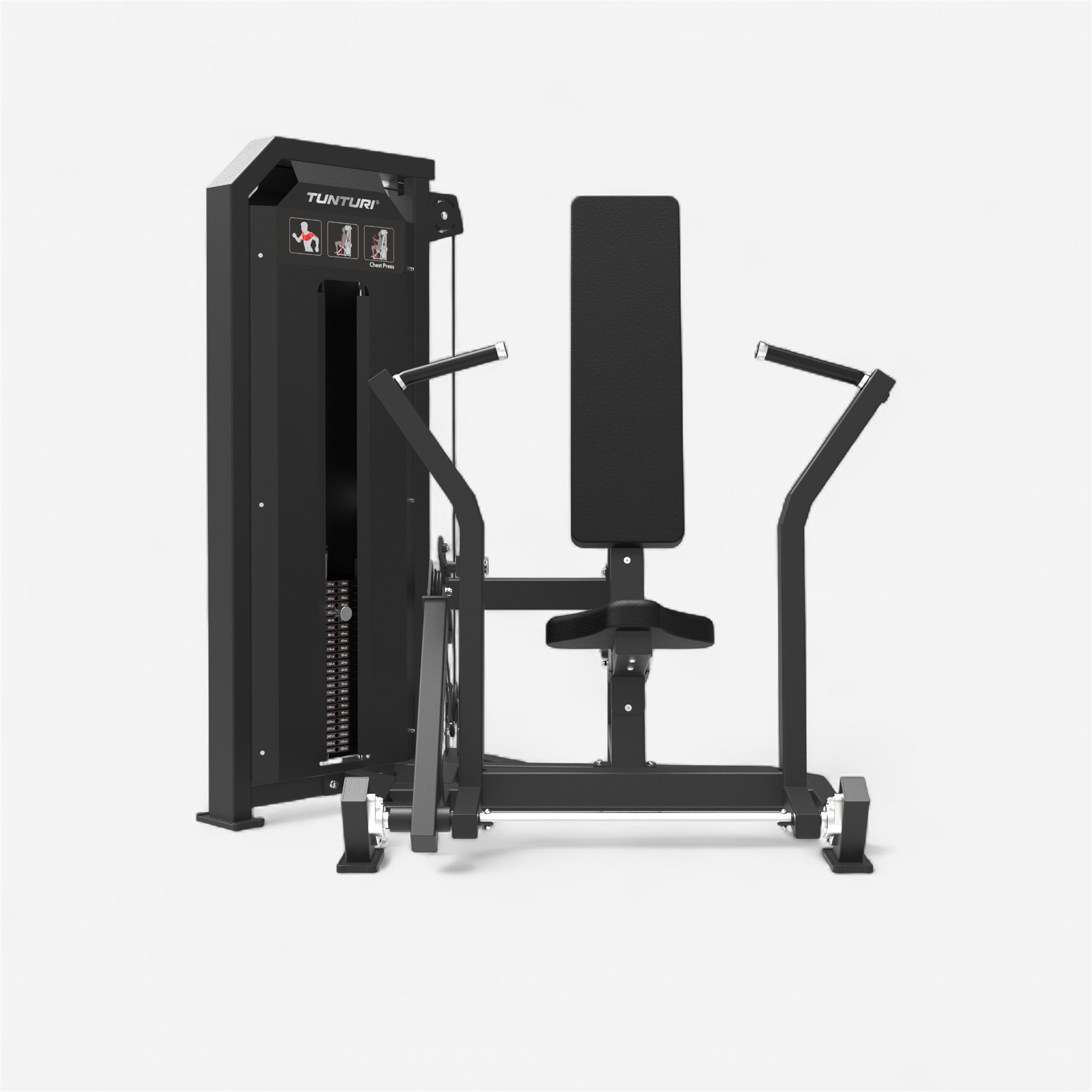 Appareil de musculation tunturi - platinum chest press v-series - Appareils de Musculation - TUNTURI- Clubs - Entreprises - Collectivités - Associations