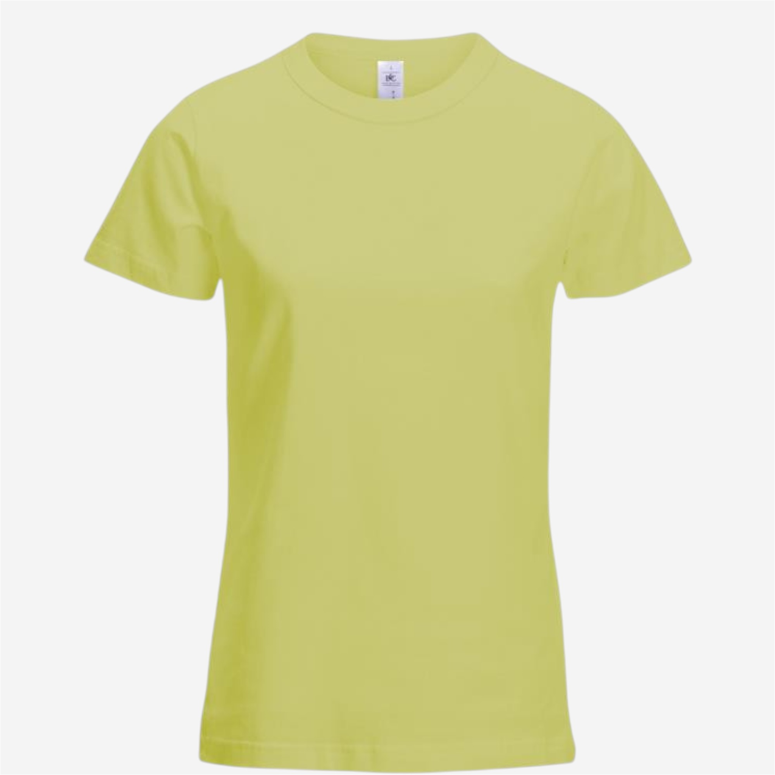 T-shirt manches courtes irisé vert clair femme