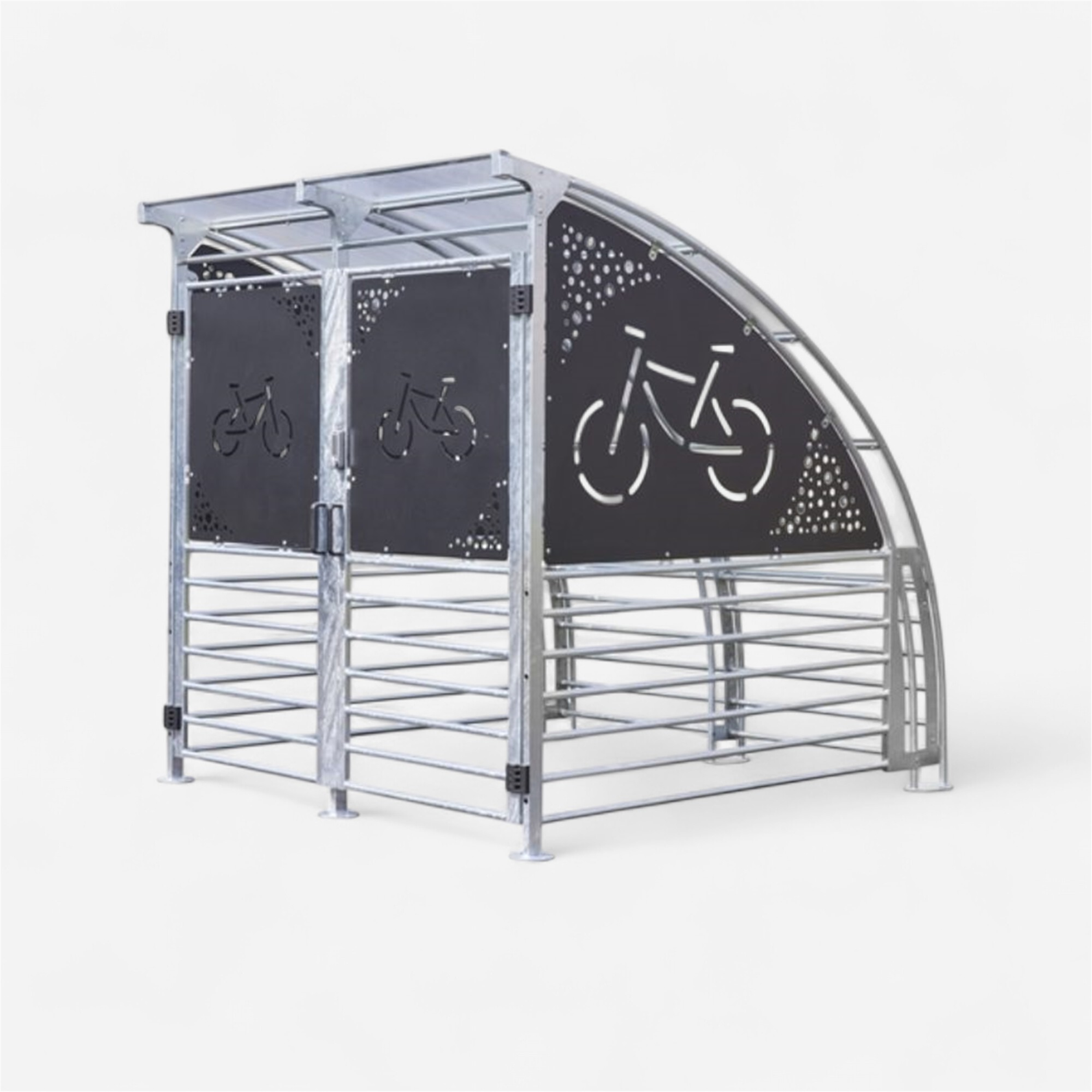 Abri sécurisé 6 vélos - Mobiliers urbains vélos - MOTTEZ- Clubs - Entreprises - Collectivités - Associations