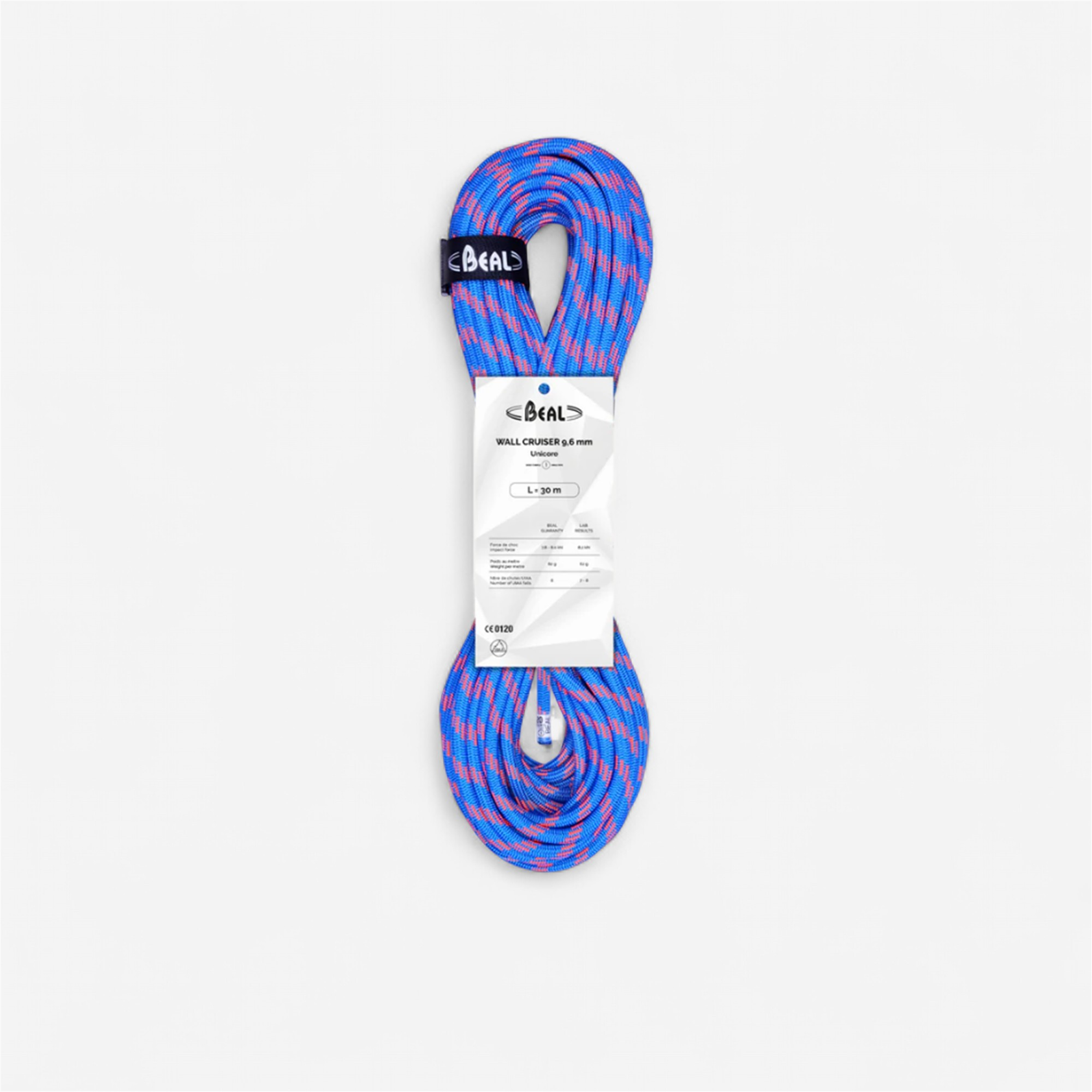 Corde wall cruiser 9.6mm unicore 40m bleu - Mobilité urbaine et outdoor - Escalade - BEAL-Decathlon PRO - Clubs - Entreprises - Collectivités -