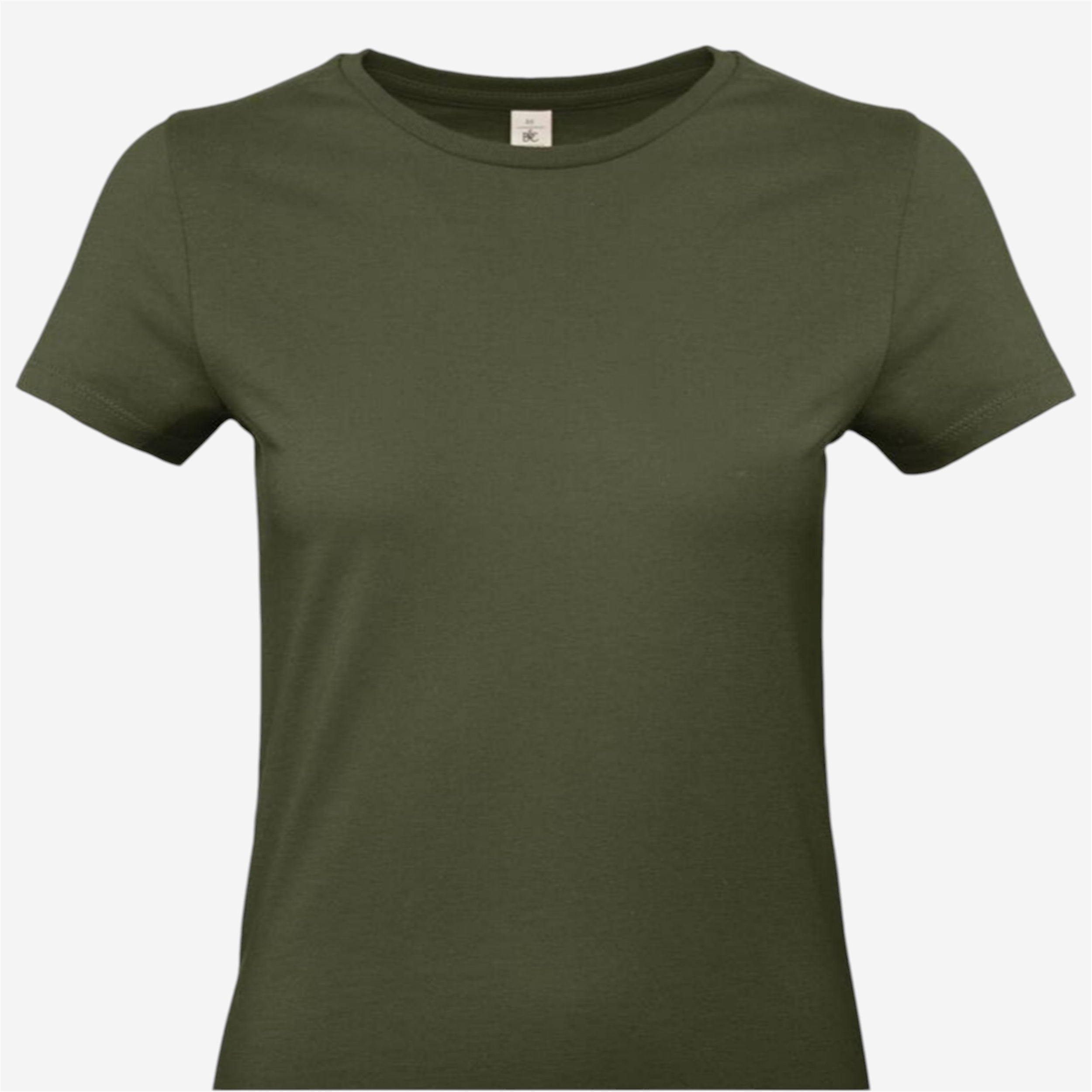 Tee shirt manches courtes femme b&c - 190 kaki - Vêtements de sport et accessoires - Tee-shirts et polos - B&c-Decathlon PRO - Clubs - Entreprises -
