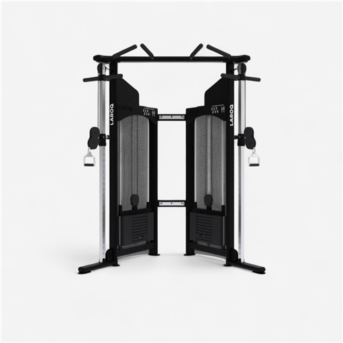 Appareil de musculation Laroq - Double poulies réglables 90 Kg 