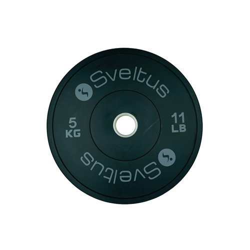 Disque de musculation 5kg - Sveltus Disque Training ECO 5kg x1 noir