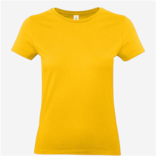 Tee shirt manches courtes femme B&amp;C - 190 Jaune 