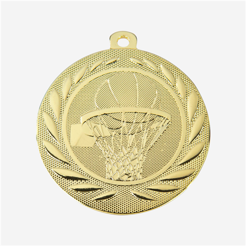 Médaille 50 mm - Basketball Or 
