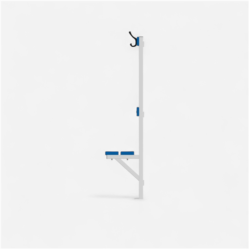 Banc mural porte patères Metaluplast 