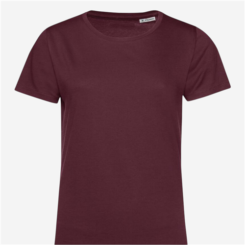 Tee shirt manches courtes femme B&C - Coton Organic Bordeaux 